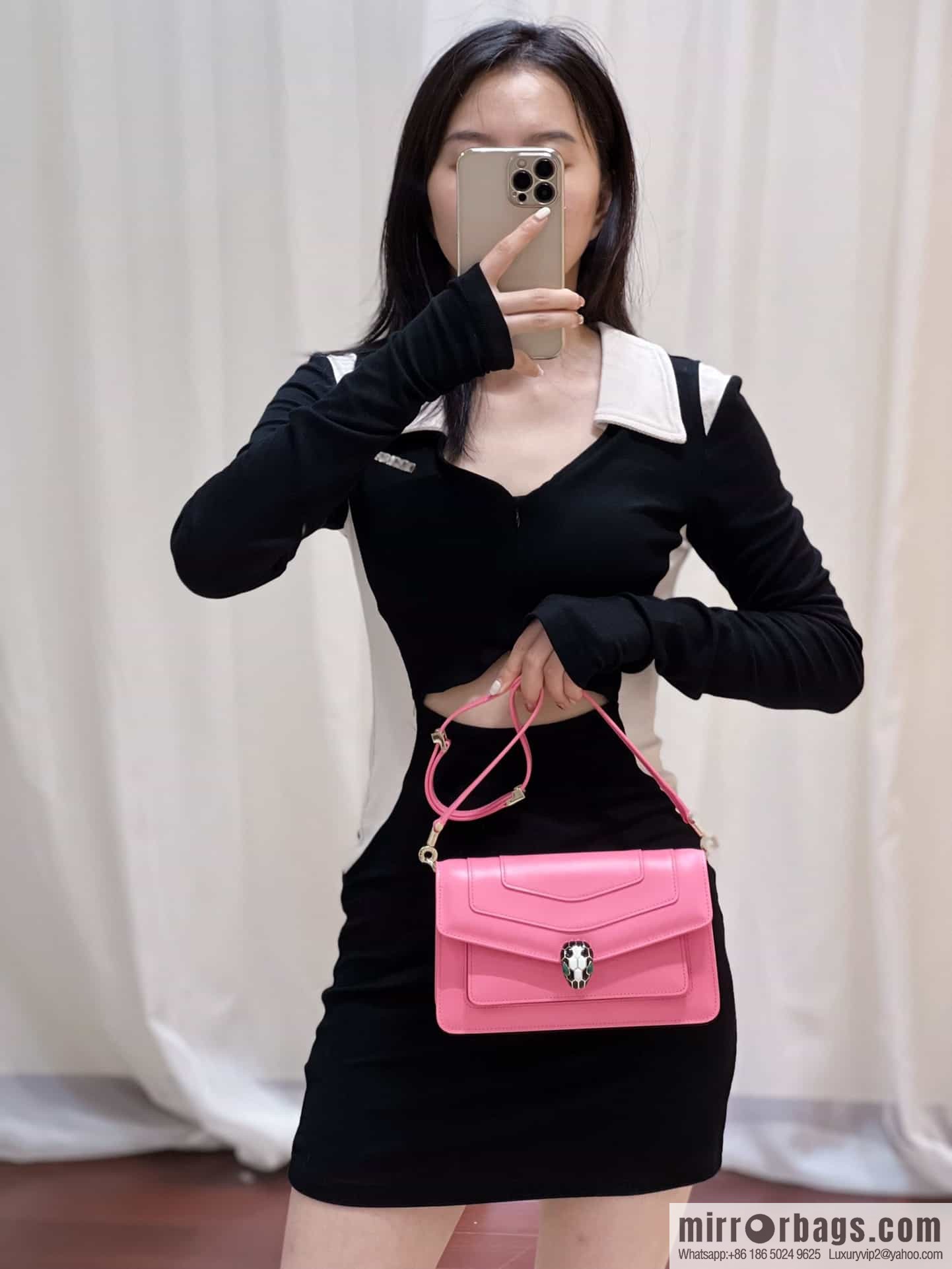 SERPENTI FOREVER EAST-WEST series small shoulder bag Model: 292104
