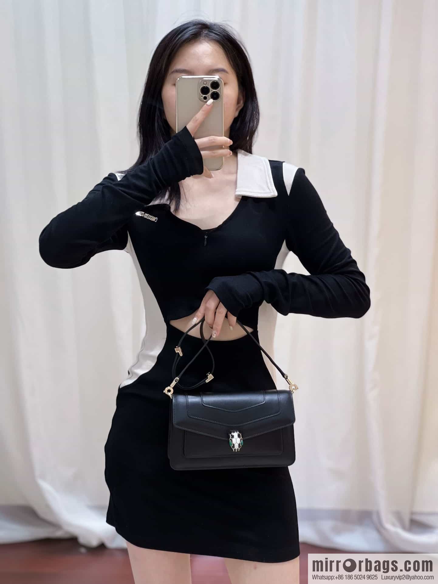 SERPENTI FOREVER EAST-WEST series small shoulder bag Model: 292104