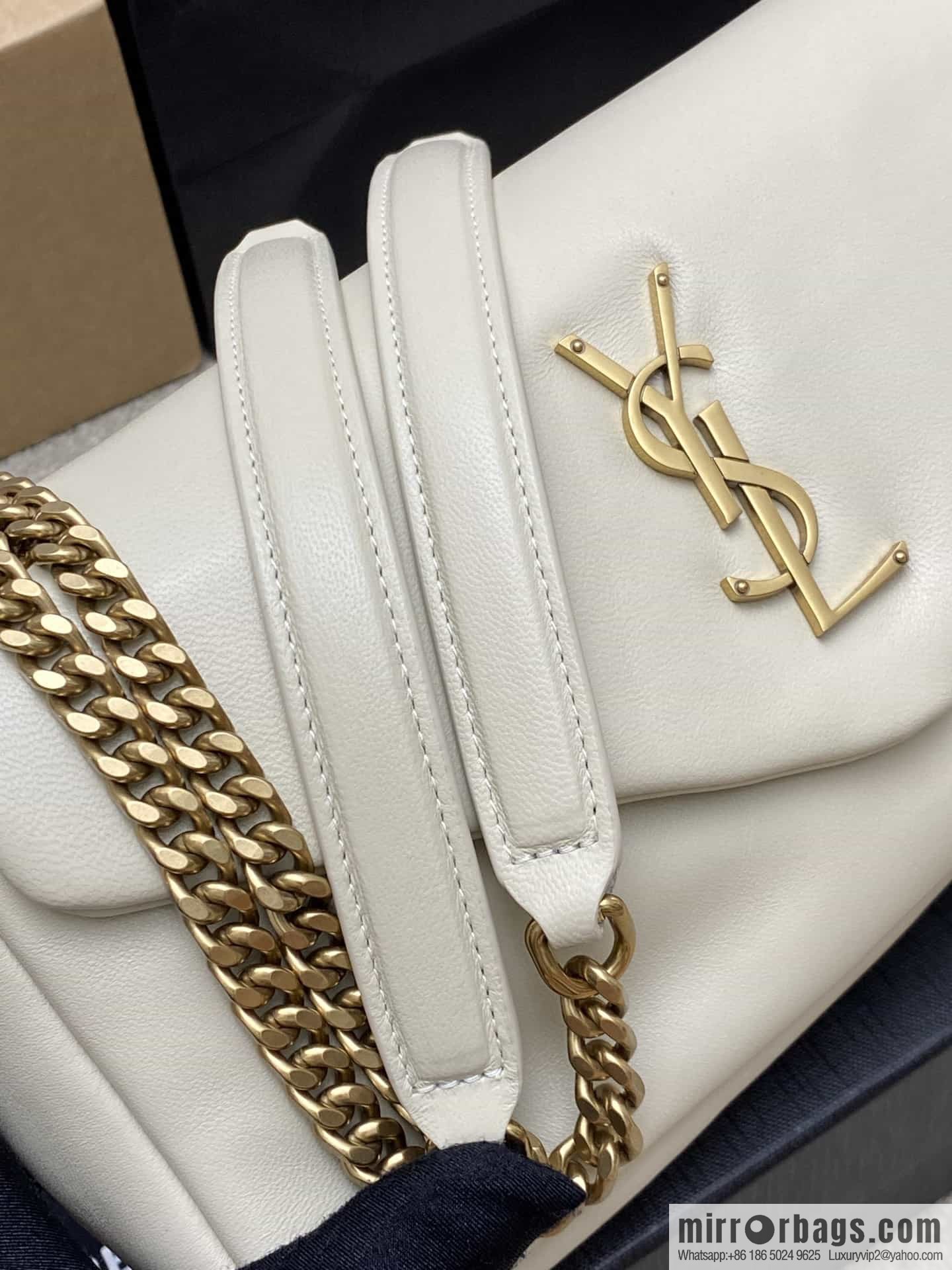 CALYPSO_ small sheepskin chain bag Model: 734153