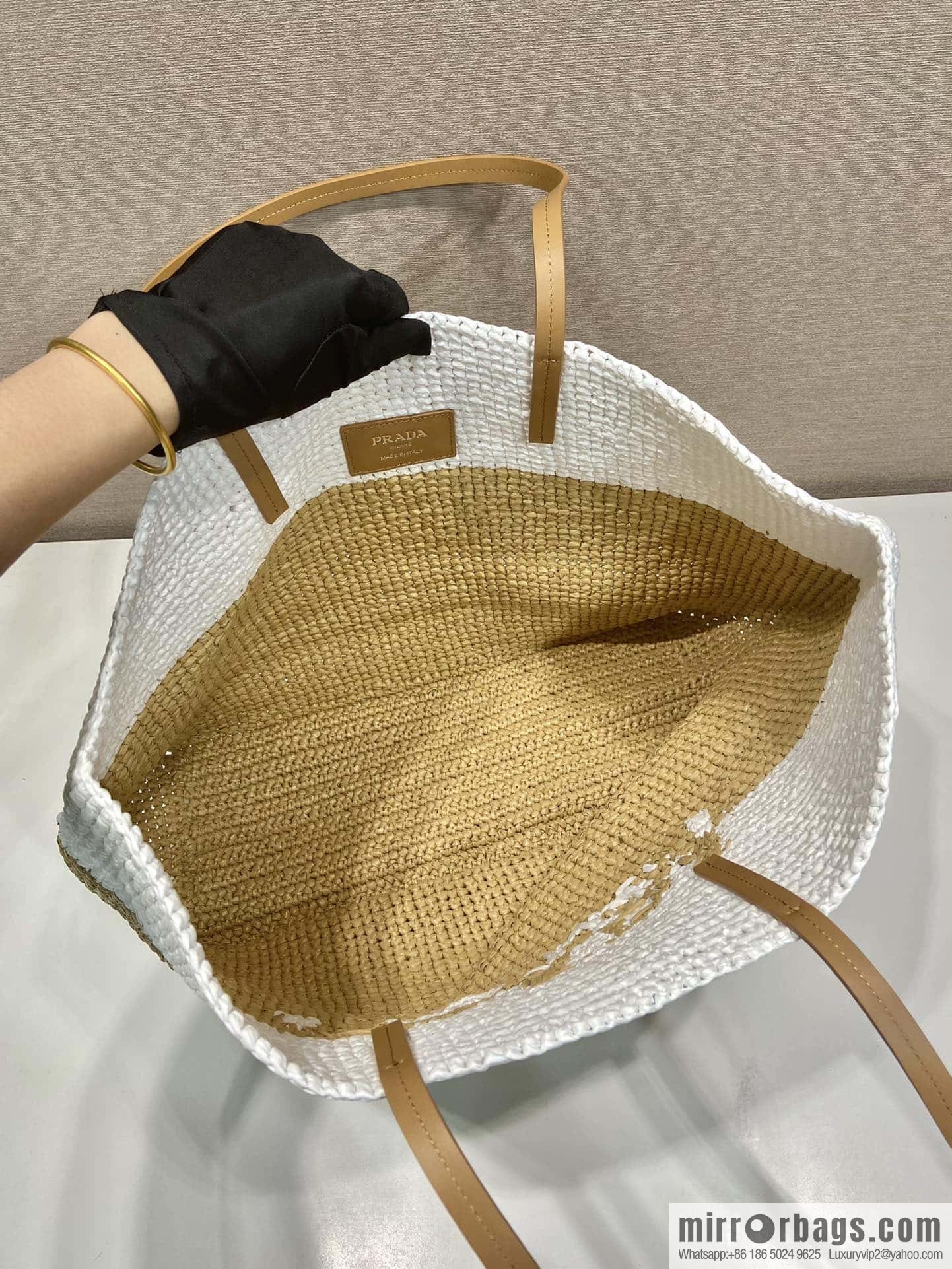 PRADA Prada Fiber Tote Bag 1BG442