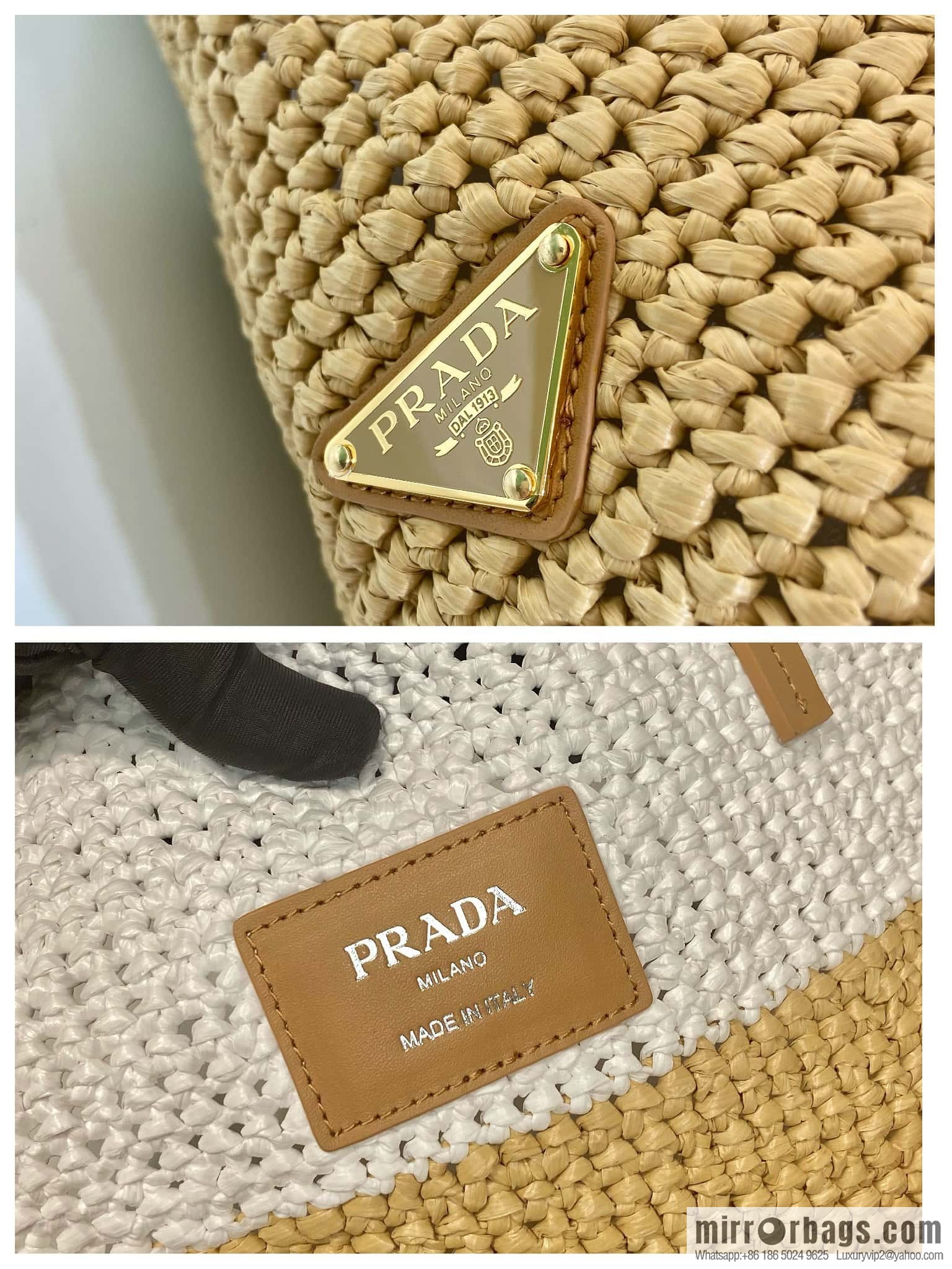PRADA Prada Fiber Tote Bag 1BG442