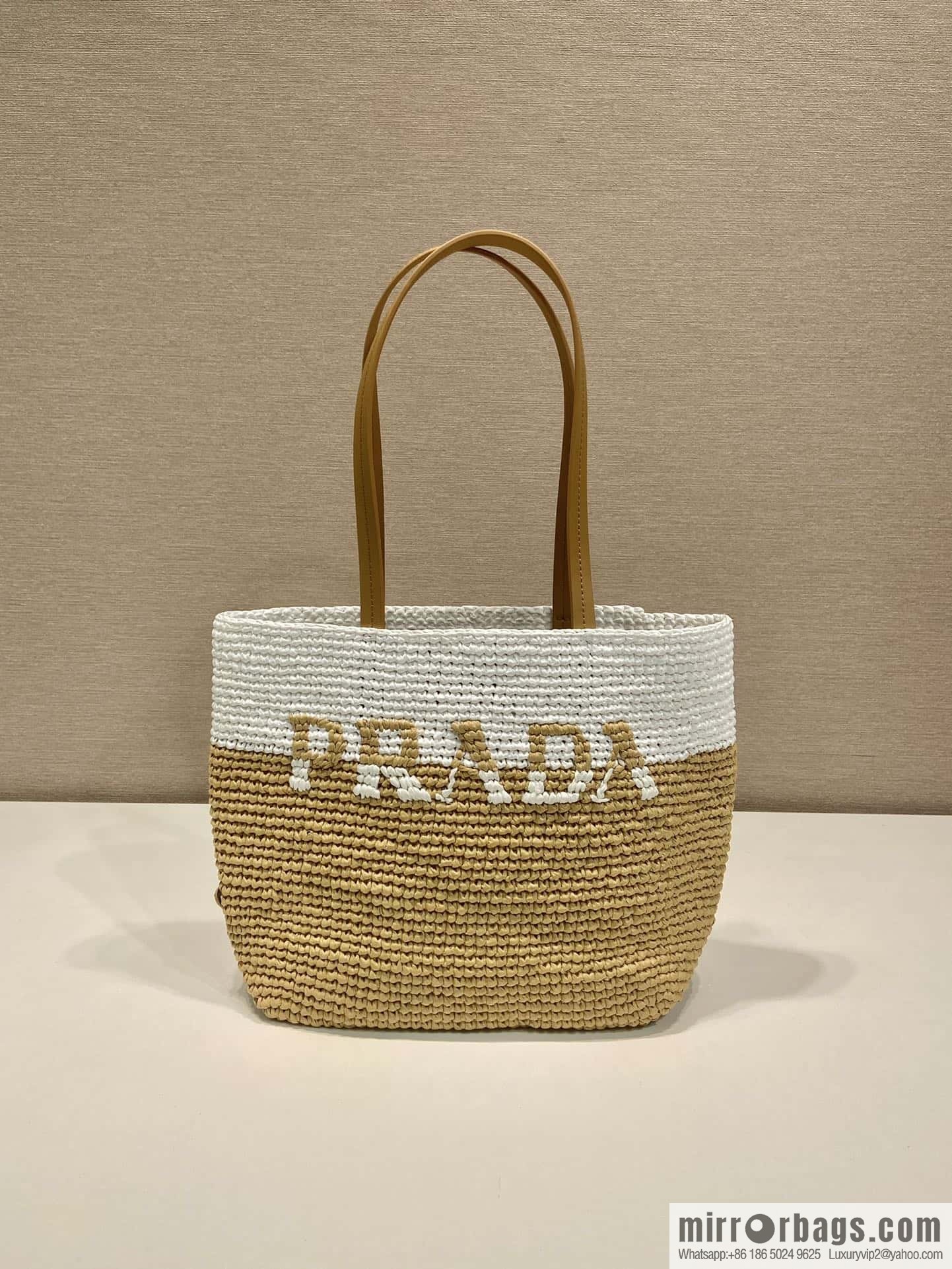 PRADA Prada Fiber Tote Bag 1BG454