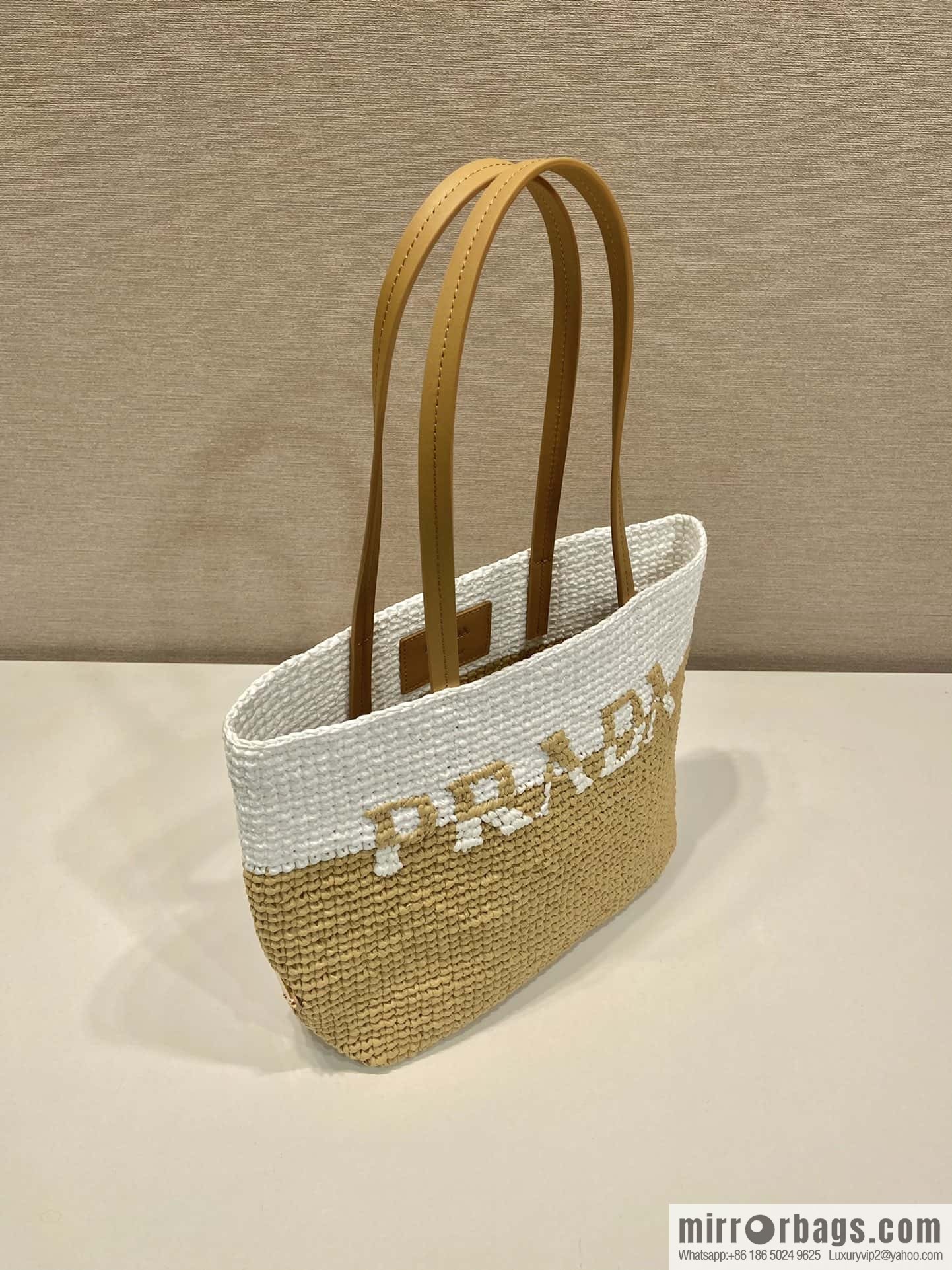 PRADA Prada Fiber Tote Bag 1BG454