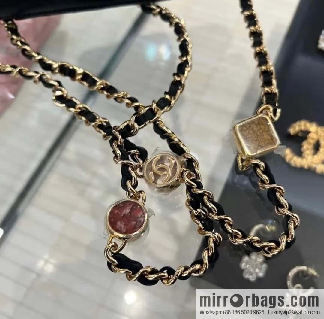 CHANEL 23A Premium Handicraft Collection, Limited Edition Gem chain strap box bag AP3416 black