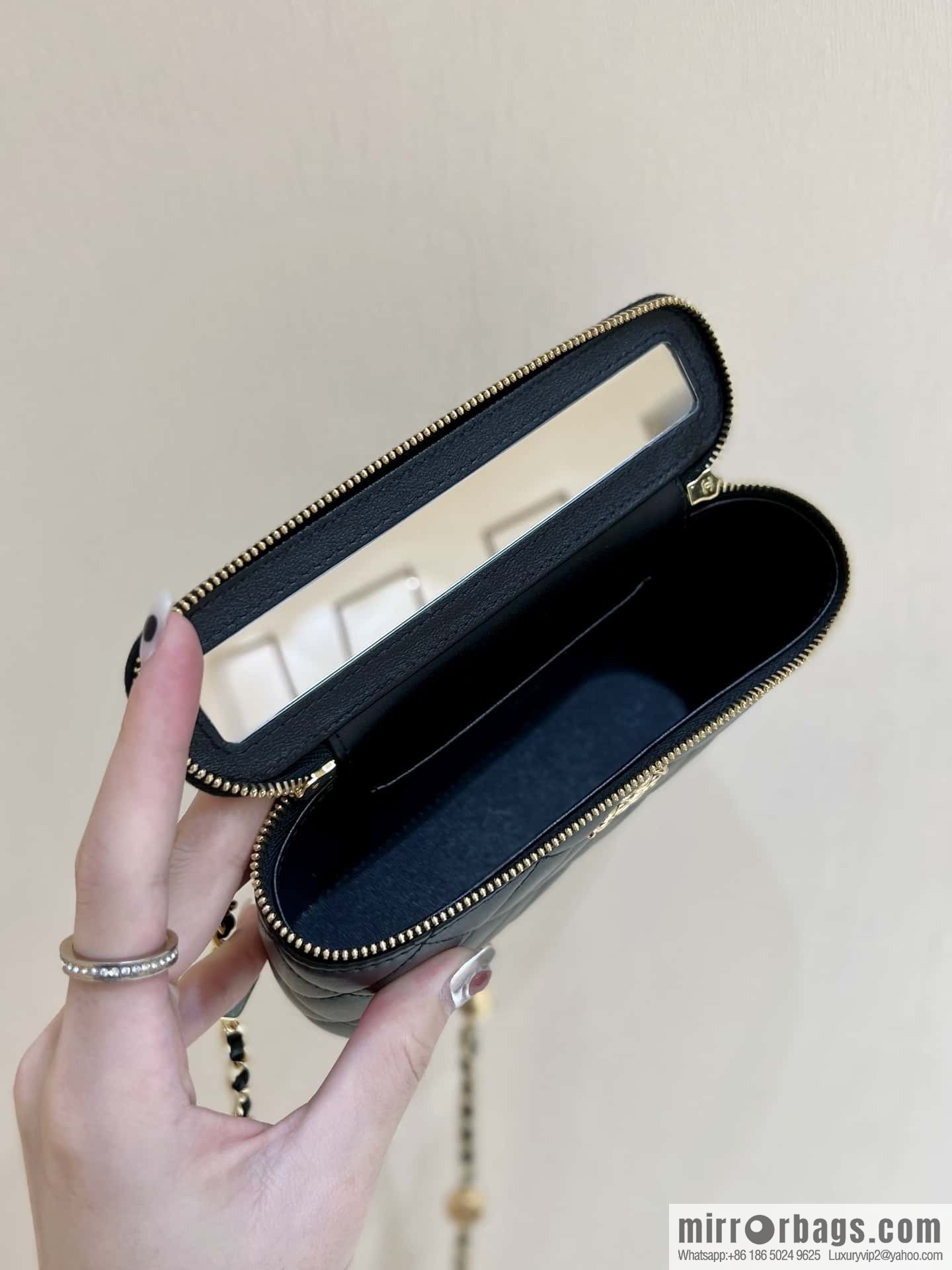 CHANEL 23A Premium Handicraft Collection, Limited Edition Gem chain strap box bag AP3416 black