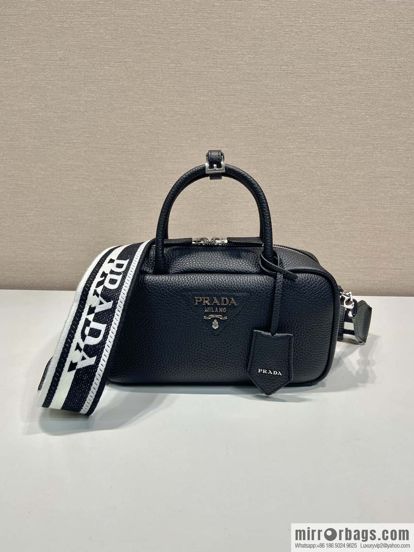PRADA Prada imported suede leather new tote bag 1BB102