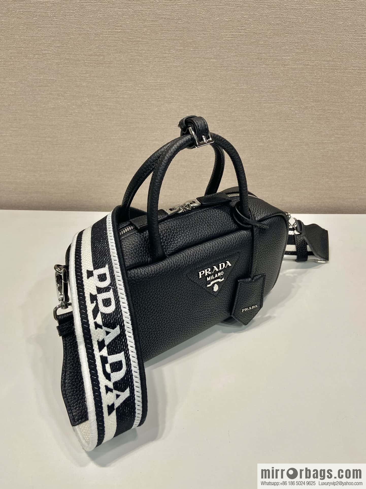PRADA Prada imported suede leather new tote bag 1BB102