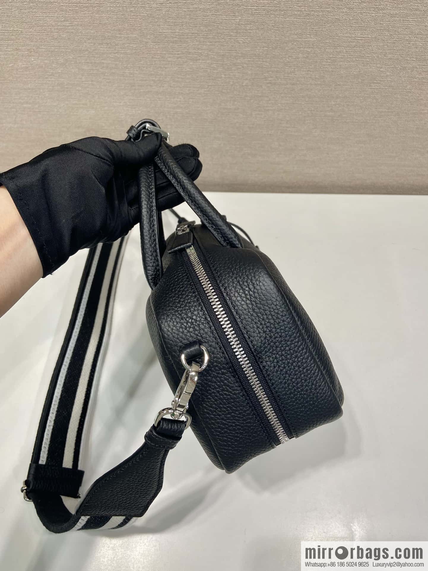 PRADA Prada imported suede leather new tote bag 1BB102
