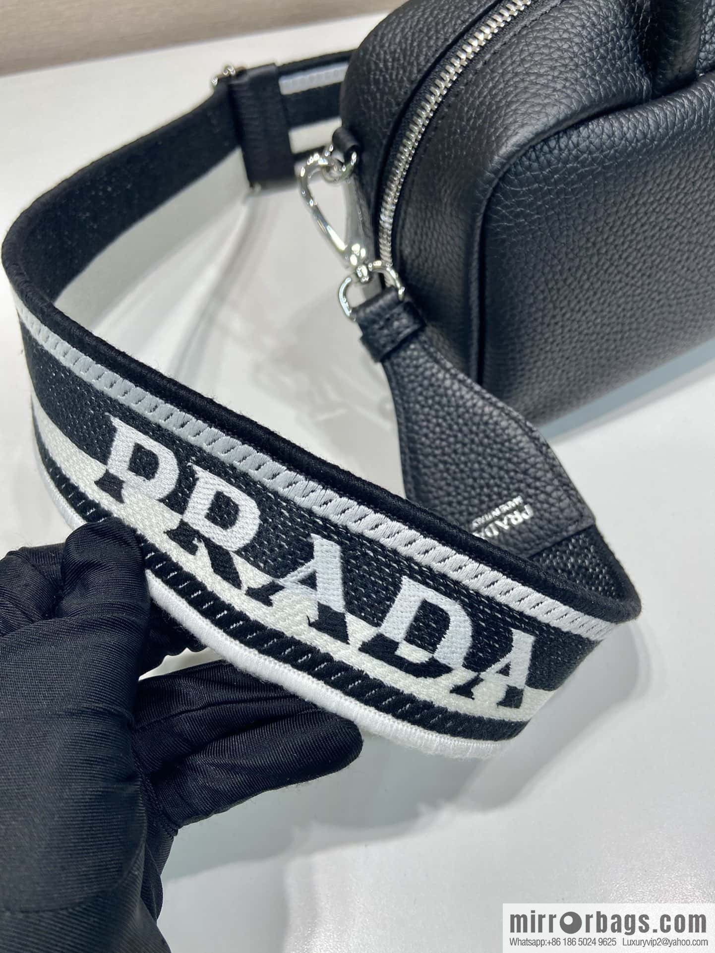 PRADA Prada imported suede leather new tote bag 1BB102