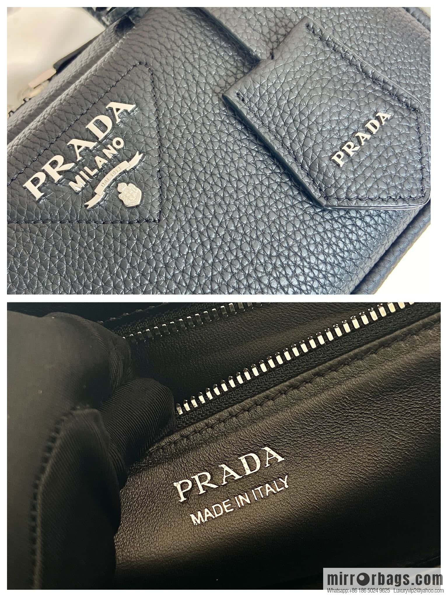 PRADA Prada imported suede leather new tote bag 1BB102