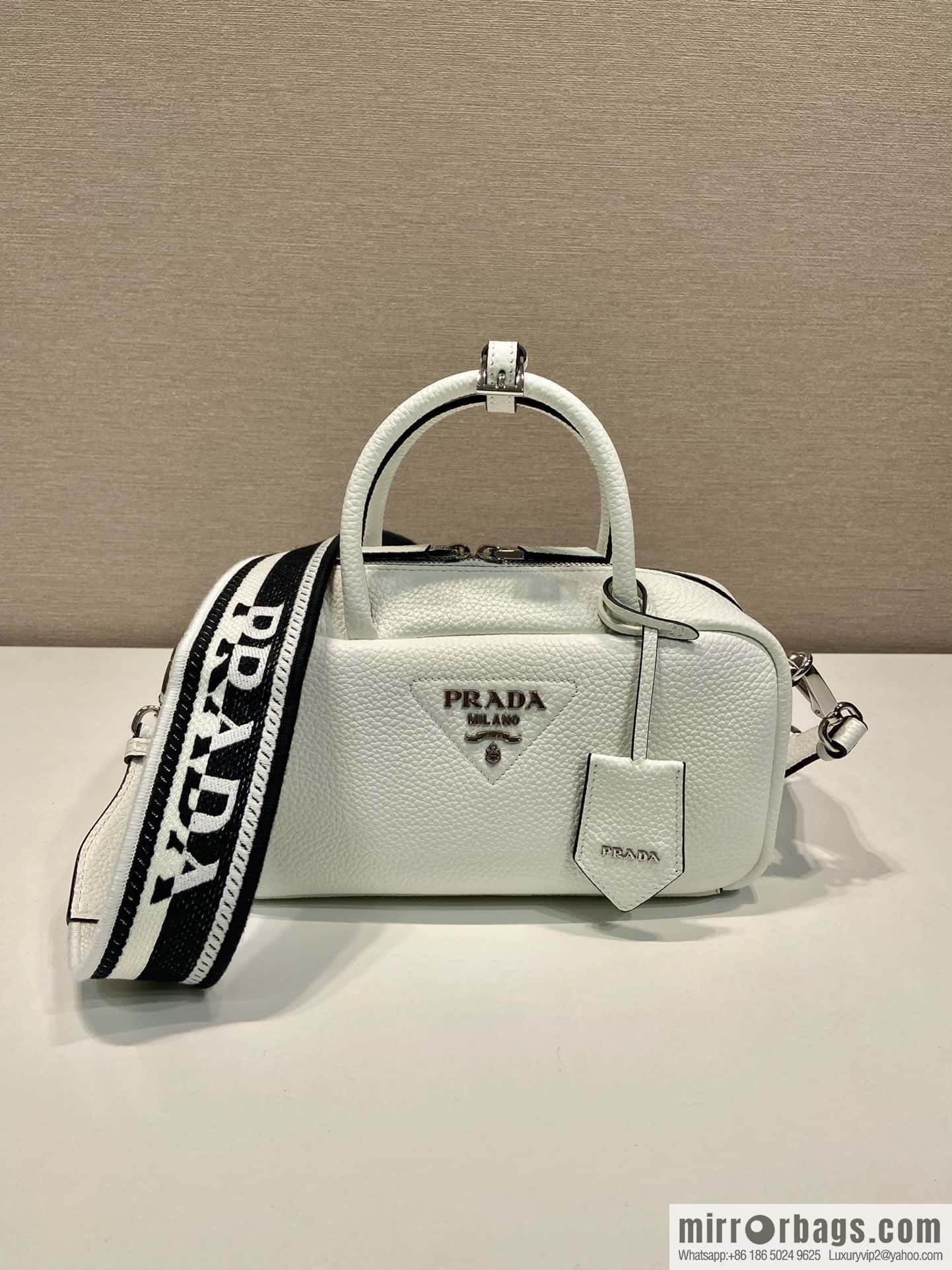 PRADA Prada imported suede leather new tote bag 1BB102