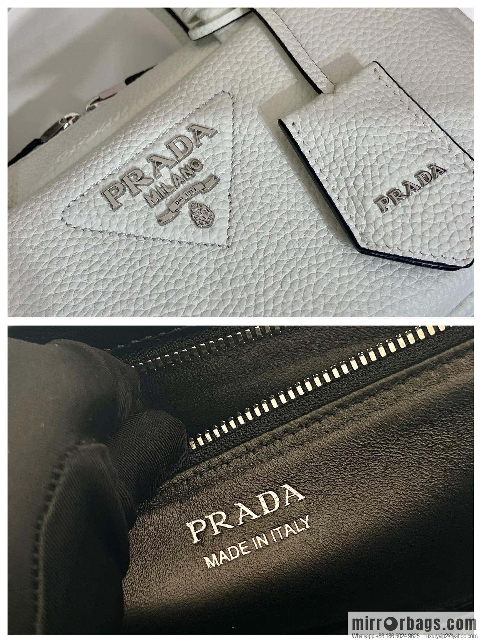 PRADA Prada imported suede leather new tote bag 1BB102