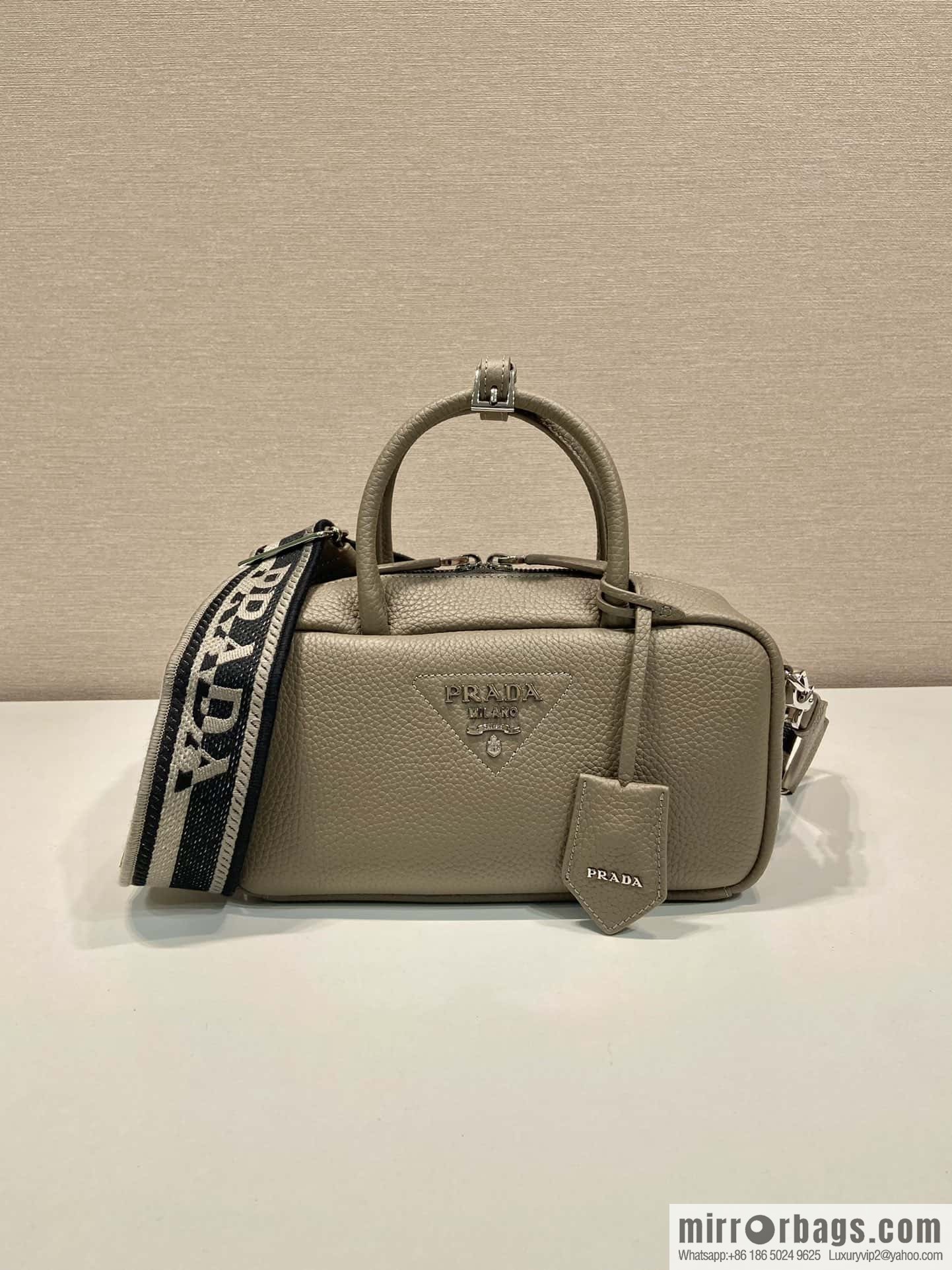 PRADA Prada imported suede leather new tote bag 1BB102