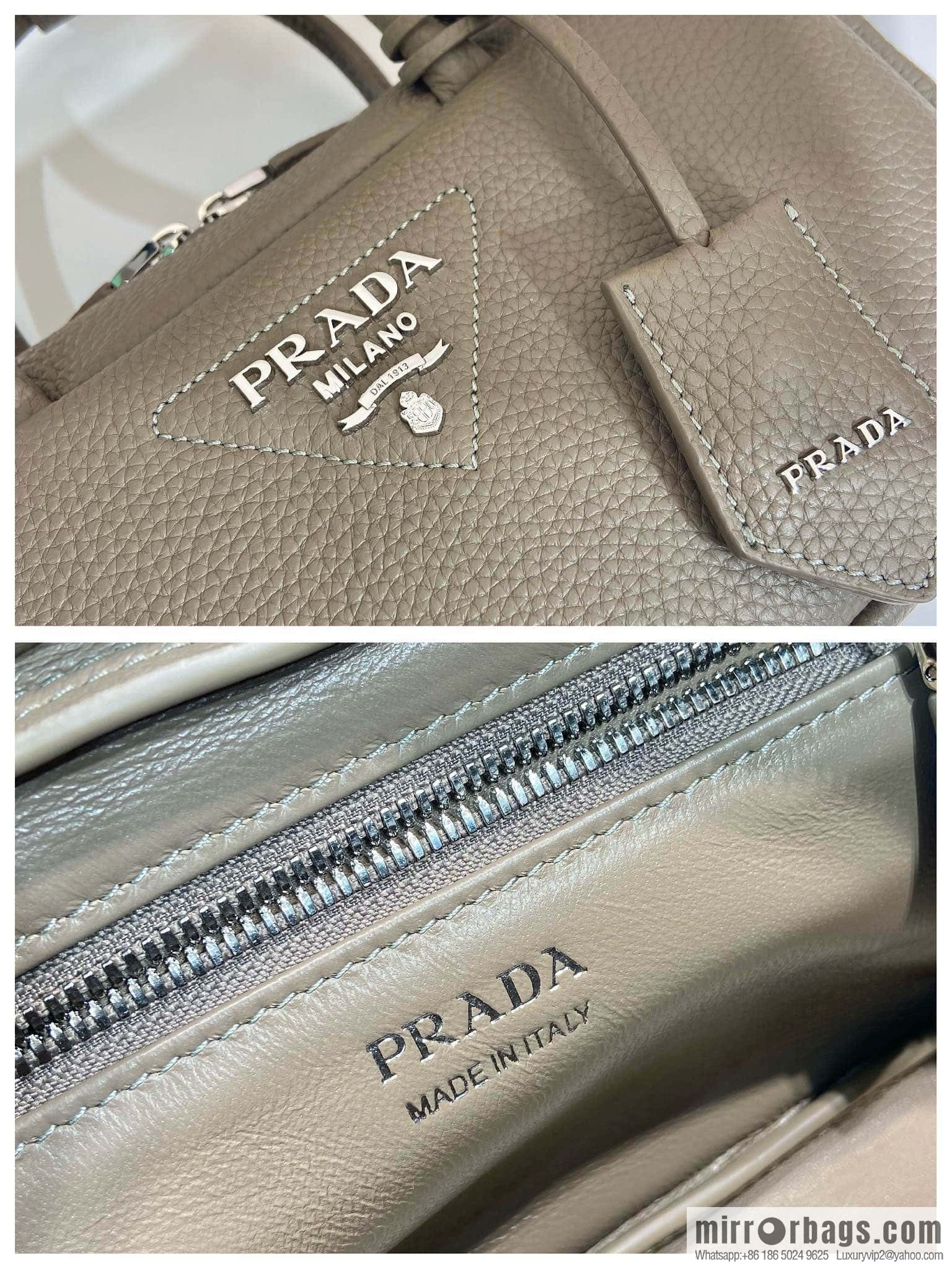 PRADA Prada imported suede leather new tote bag 1BB102