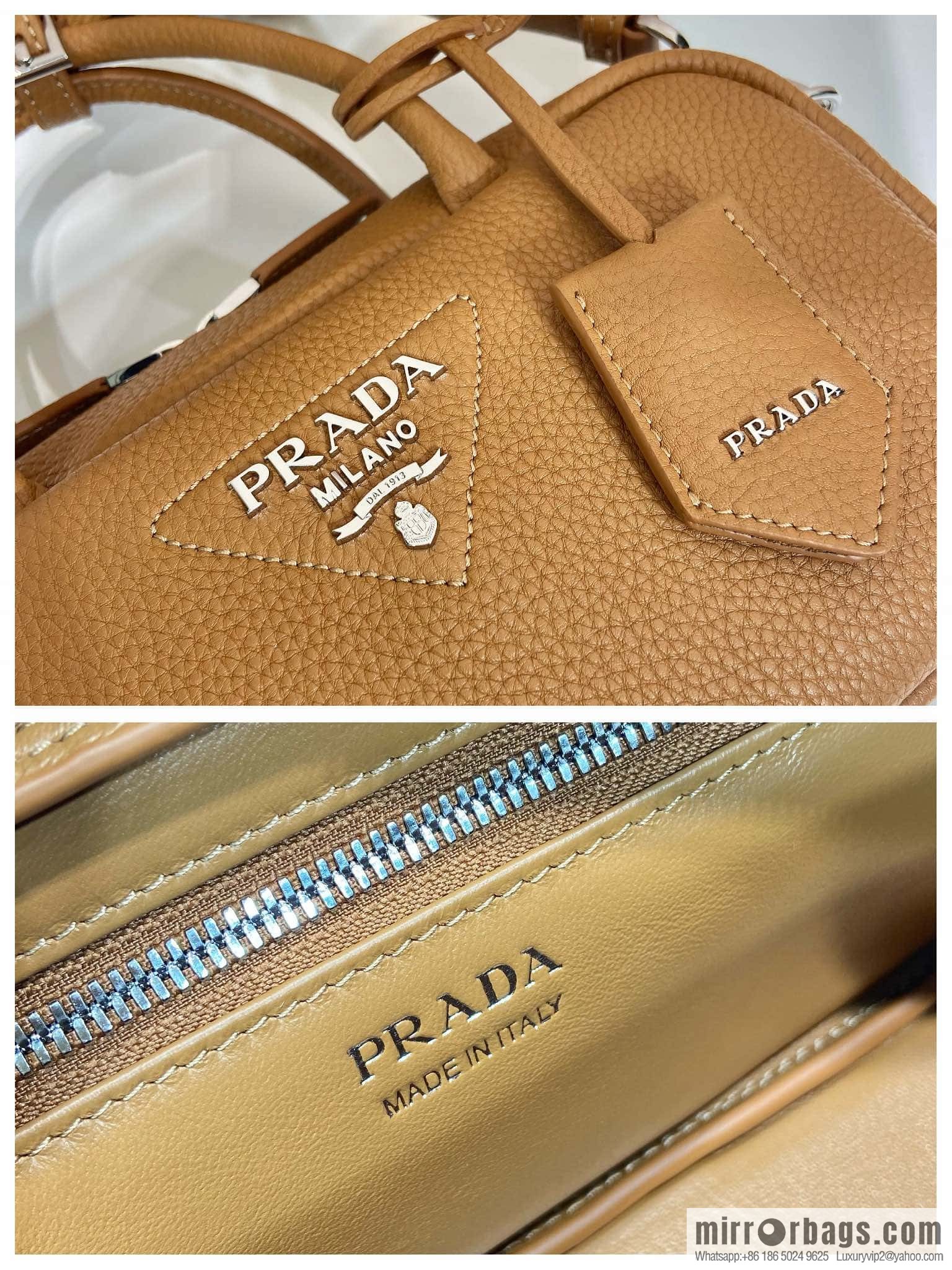 PRADA Prada imported suede leather new tote bag 1BB102