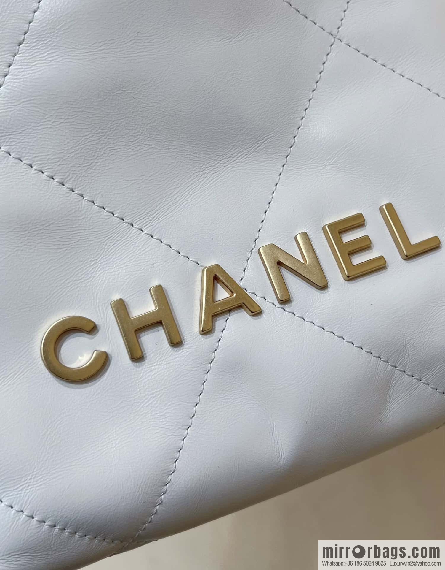 CHANEL 23S spring and summer series mini 22 bags AS3980 white