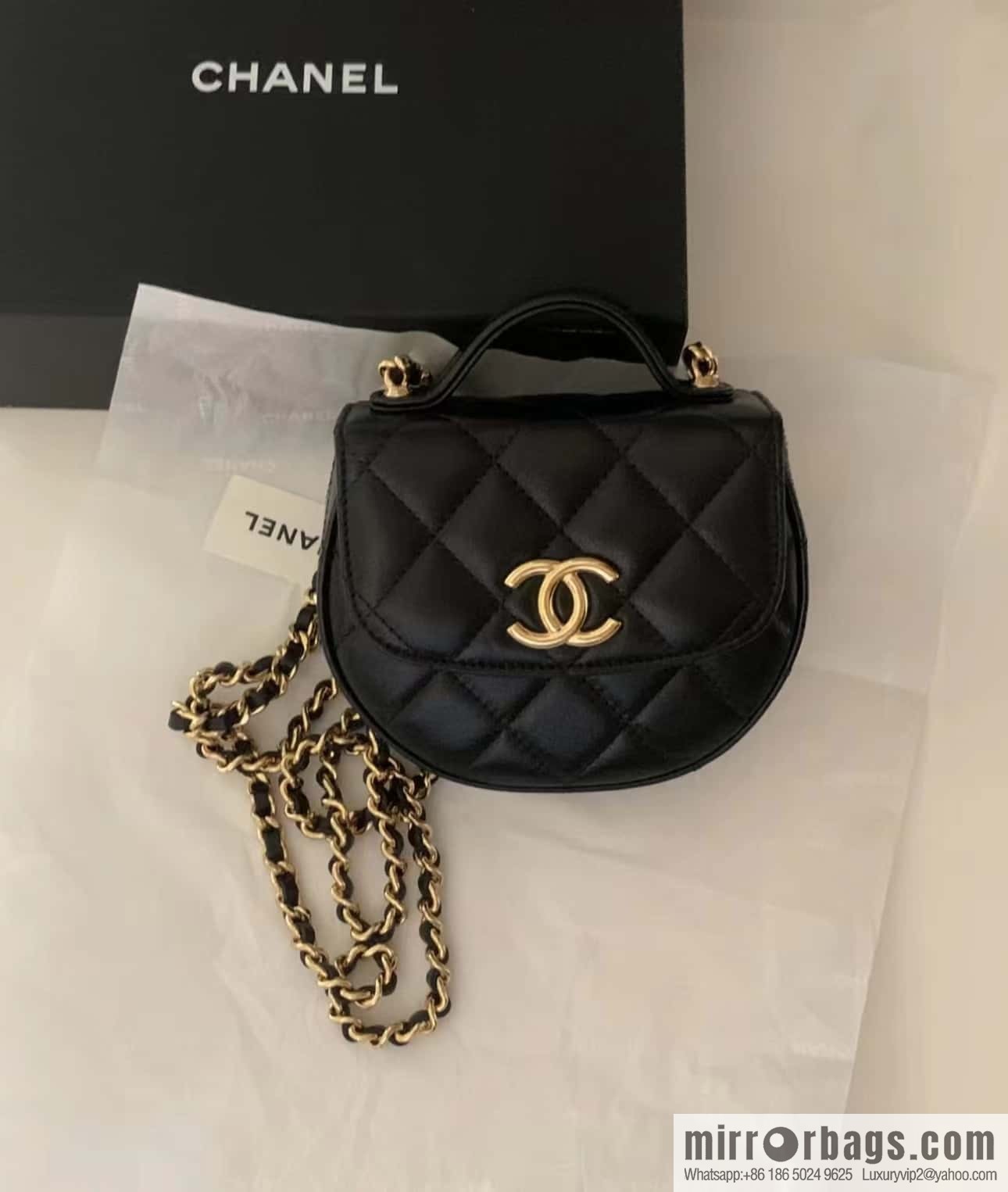 CHANEL 23A Advanced Handicraft Workshop Series Small Waste Bag AP3378