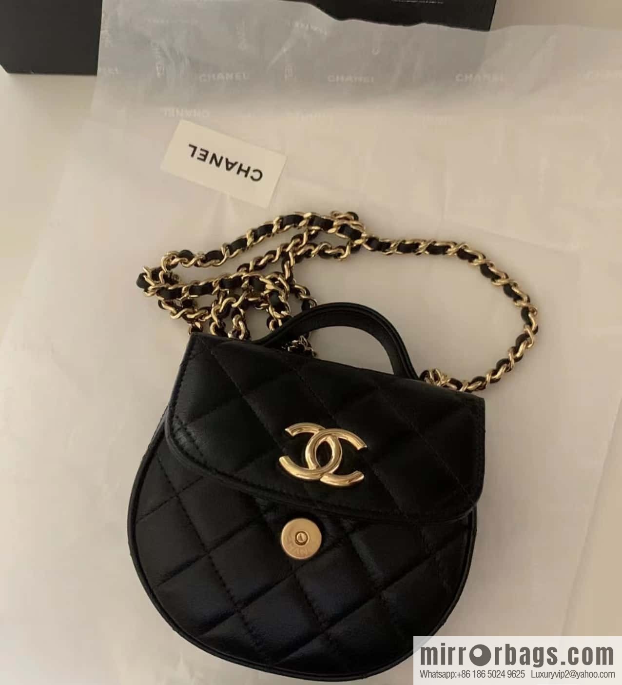 CHANEL 23A Advanced Handicraft Workshop Series Small Waste Bag AP3378