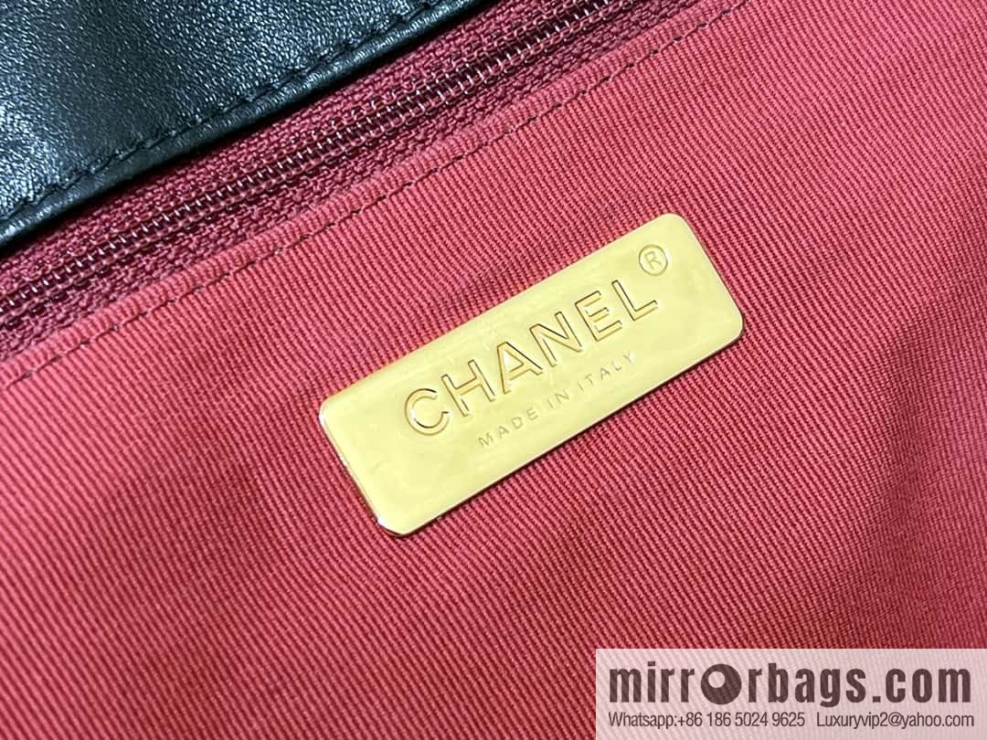 CHANEL 22k autumn and winter high-end ready-to-wear series shopping bag 19 horizontal shopping bag AS3660
