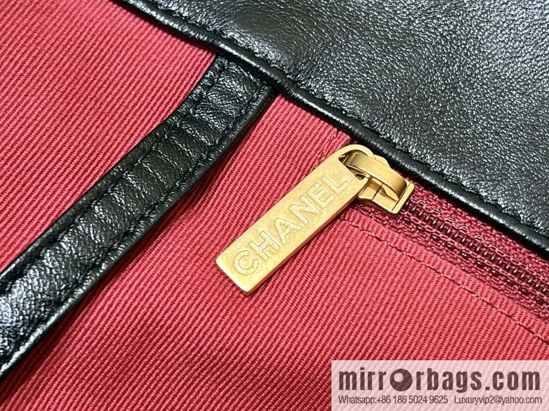 CHANEL 22k autumn and winter high-end ready-to-wear series shopping bag 19 horizontal shopping bag AS3660