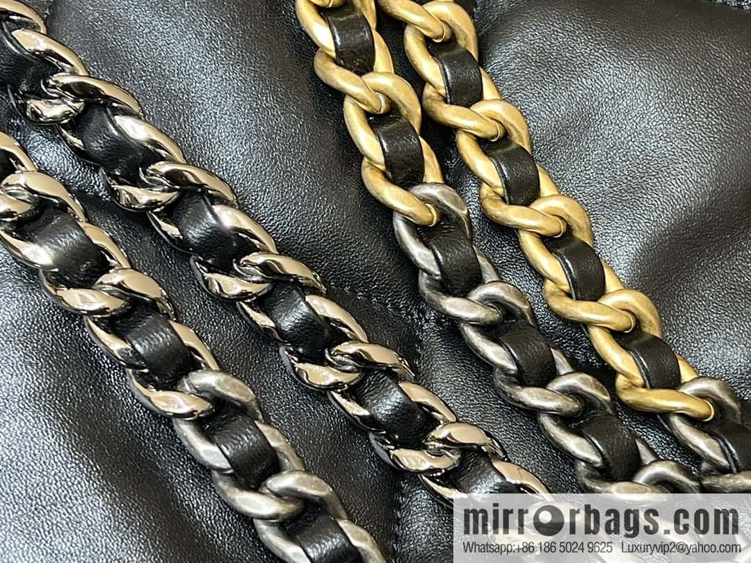 CHANEL 22k autumn and winter high-end ready-to-wear series shopping bag 19 horizontal shopping bag AS3660