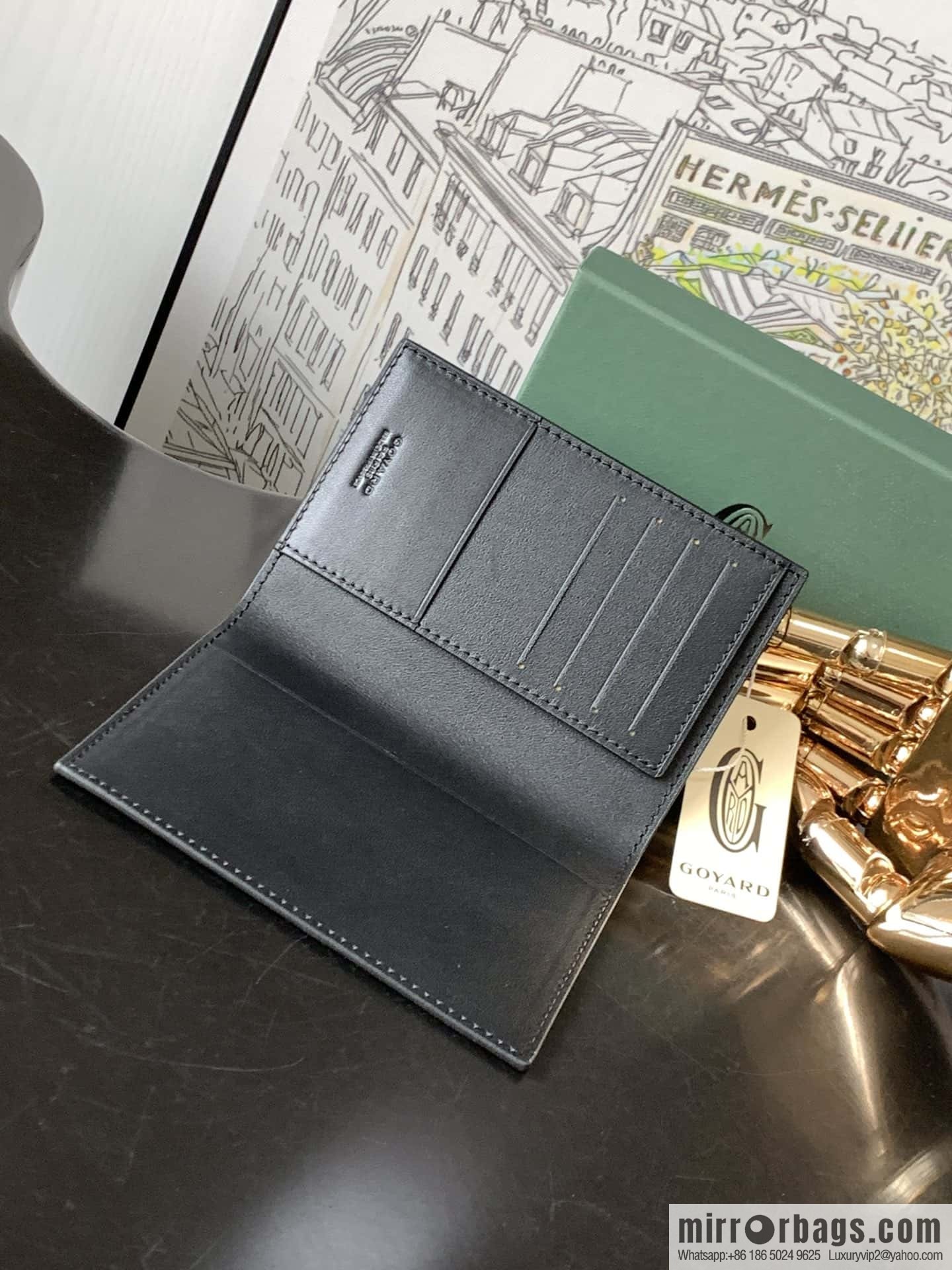 Goyard Grenelle passport holder 7706