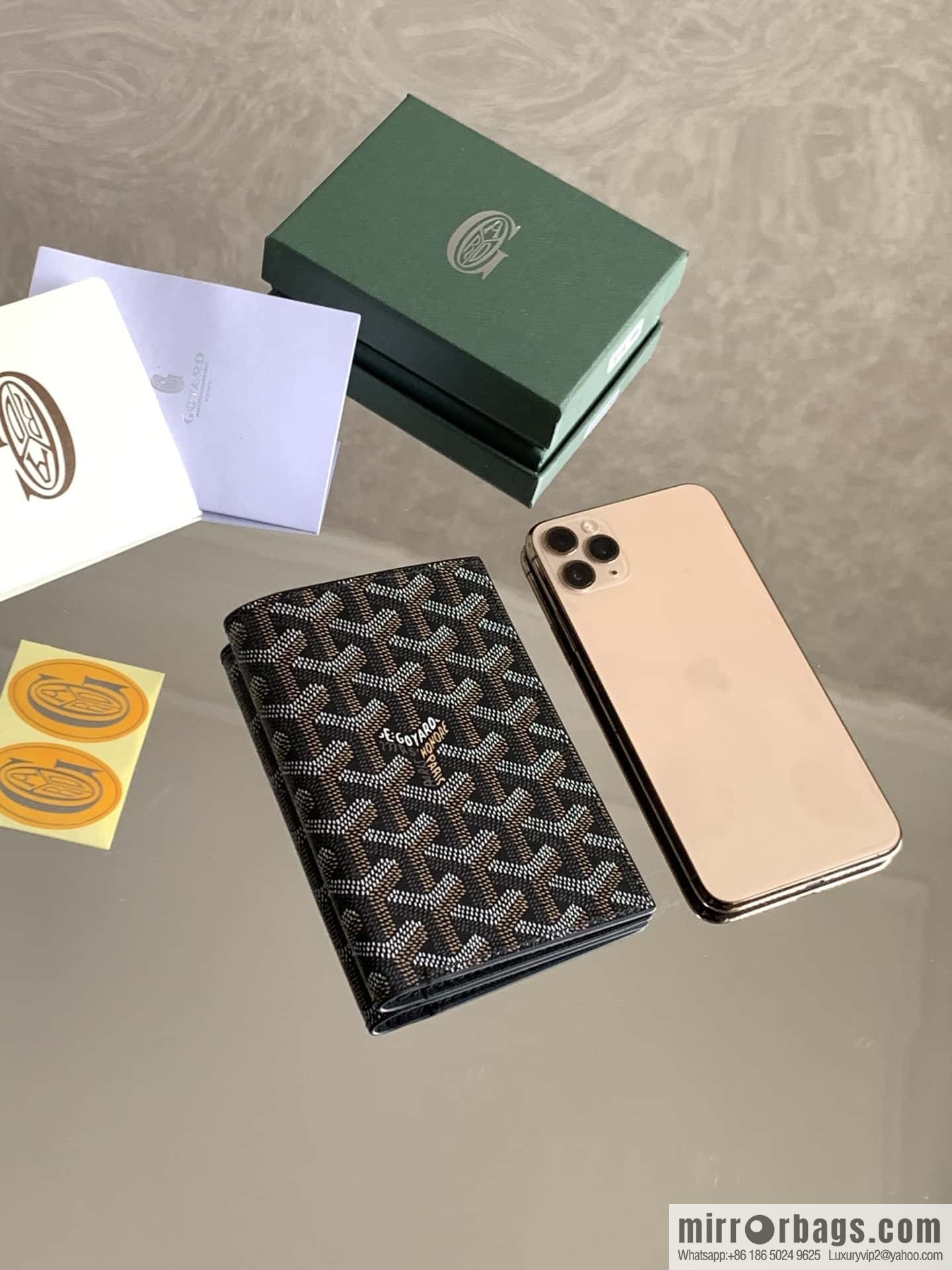 Goyard Grenelle passport holder 7706