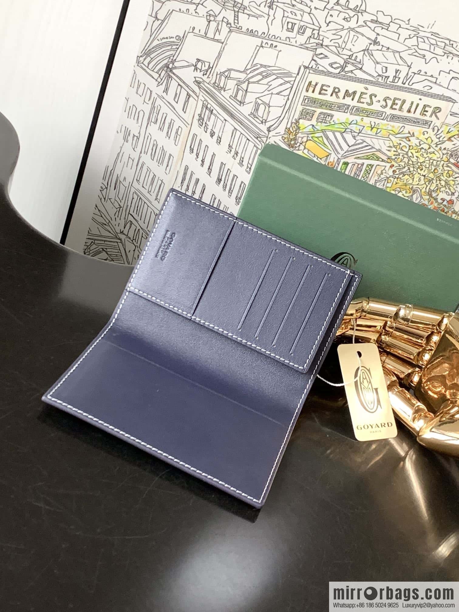 Goyard Grenelle passport holder 7706
