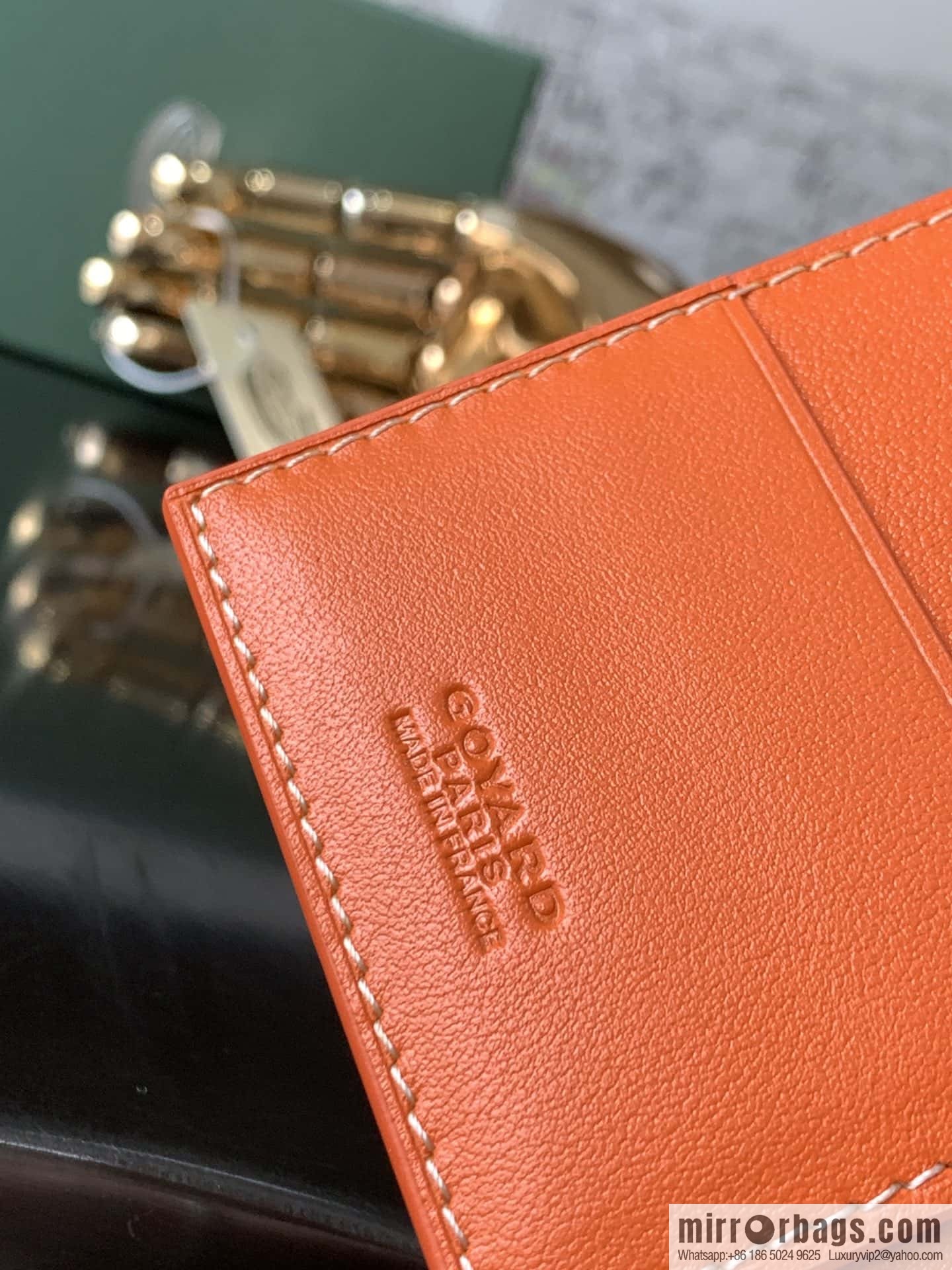 Goyard Grenelle passport holder 7706