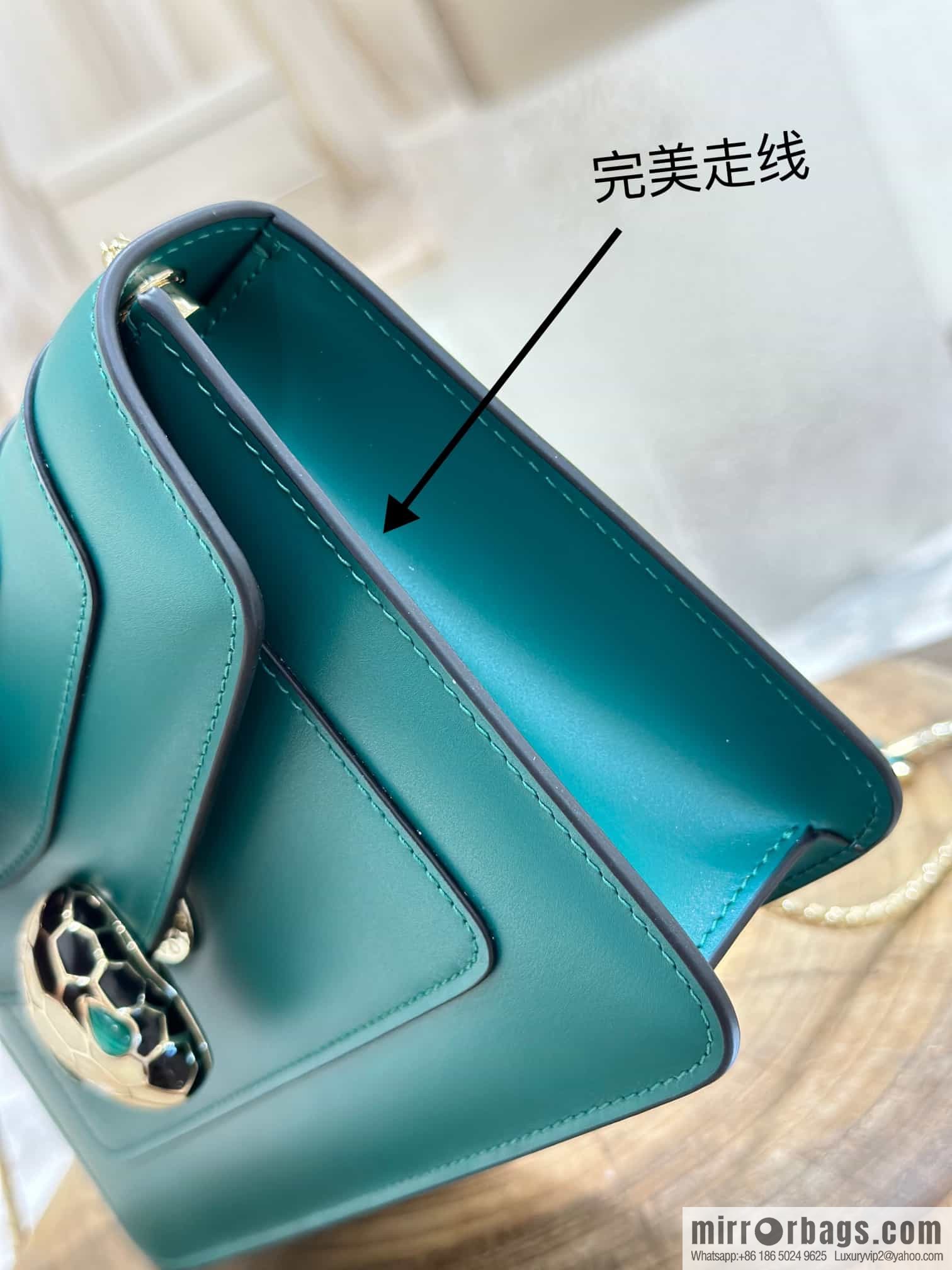 𝘽𝙑𝙇𝙂𝘼𝙍𝙄𝙎𝙀𝙍𝙋𝙀𝙉𝙏𝙄𝙁𝙊𝙍𝙀𝙑𝙀𝙍 counter hot-selling series Serpenti Forever exquisite crossbody bag Model: 38102