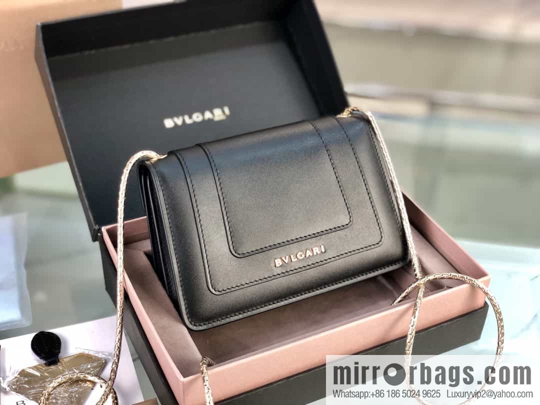 [Bvlgari] Bulgari counter new iconic Serpenti Forever mini double-layer snakehead bag Model: 288113