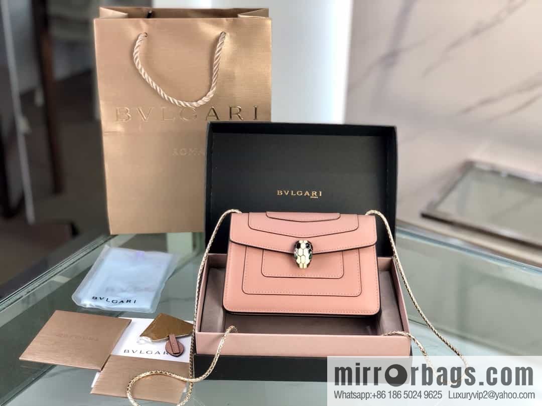 [Bvlgari] Bulgari counter new iconic Serpenti Forever mini double-layer snakehead bag Model: 288113