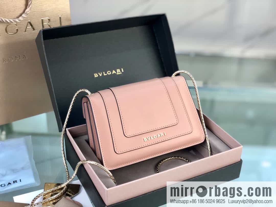 [Bvlgari] Bulgari counter new iconic Serpenti Forever mini double-layer snakehead bag Model: 288113