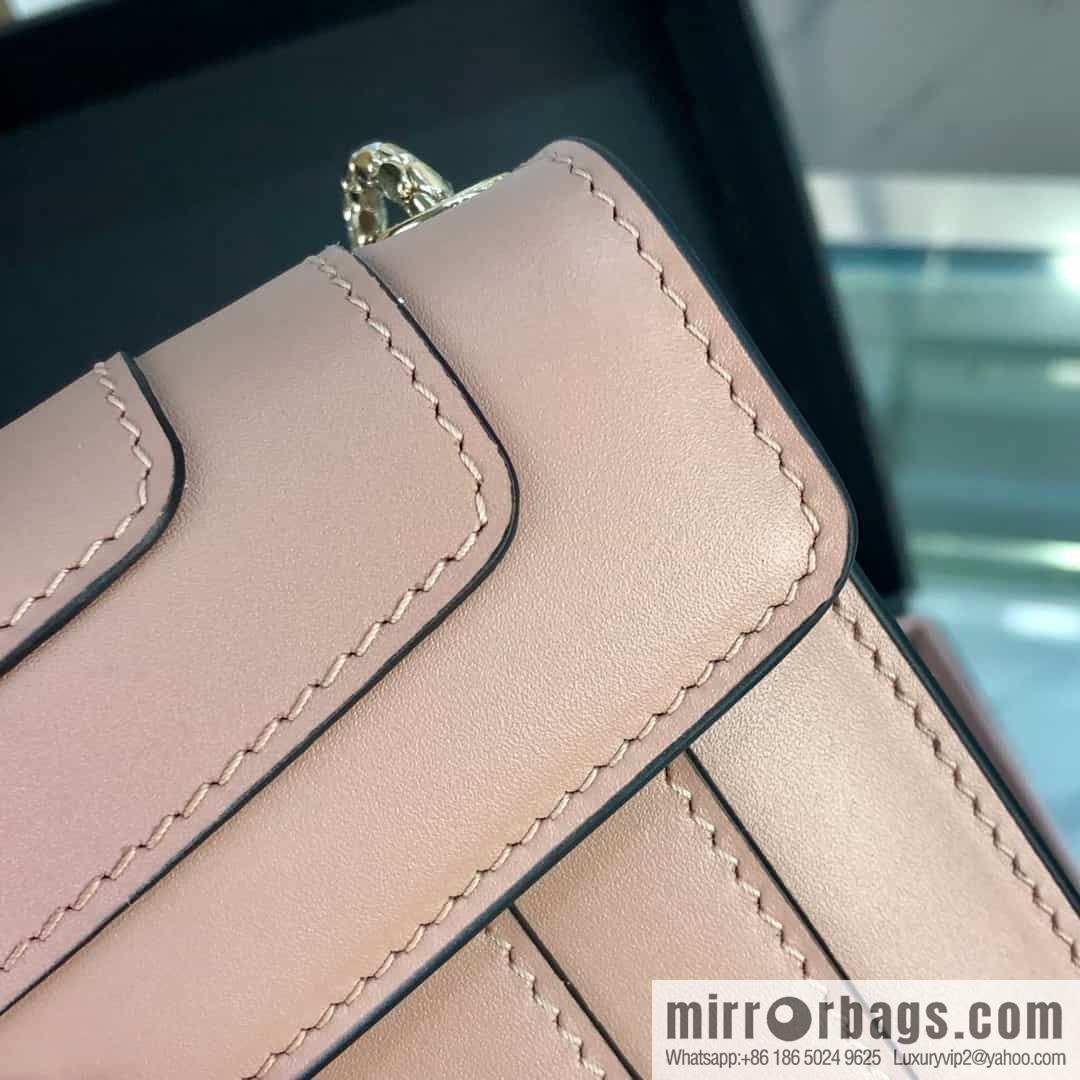 [Bvlgari] Bulgari counter new iconic Serpenti Forever mini double-layer snakehead bag Model: 288113
