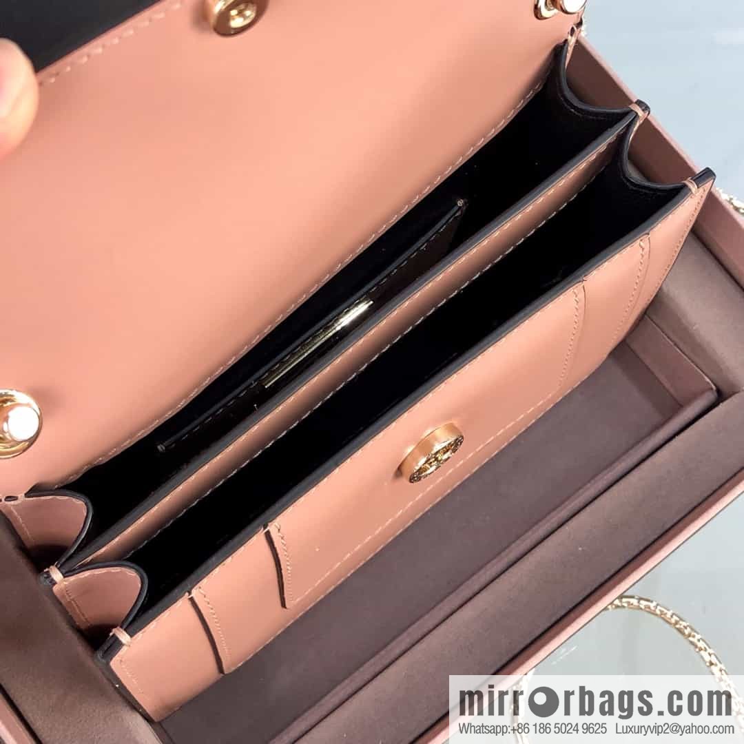 [Bvlgari] Bulgari counter new iconic Serpenti Forever mini double-layer snakehead bag Model: 288113