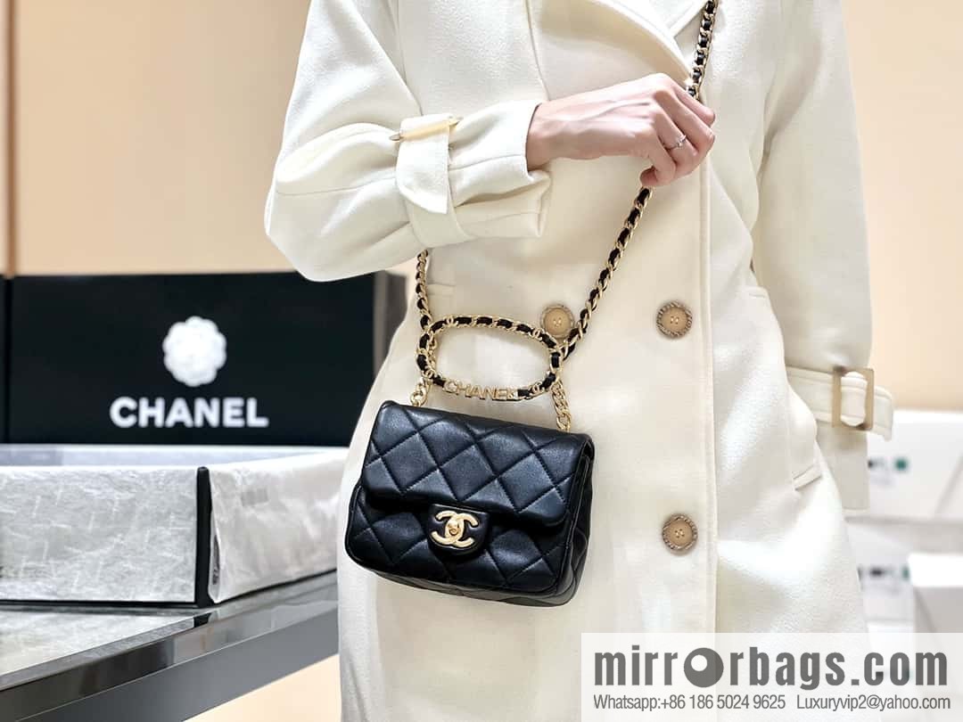CHANEL 23C early spring vacation new model, arm in arm fat AS3748