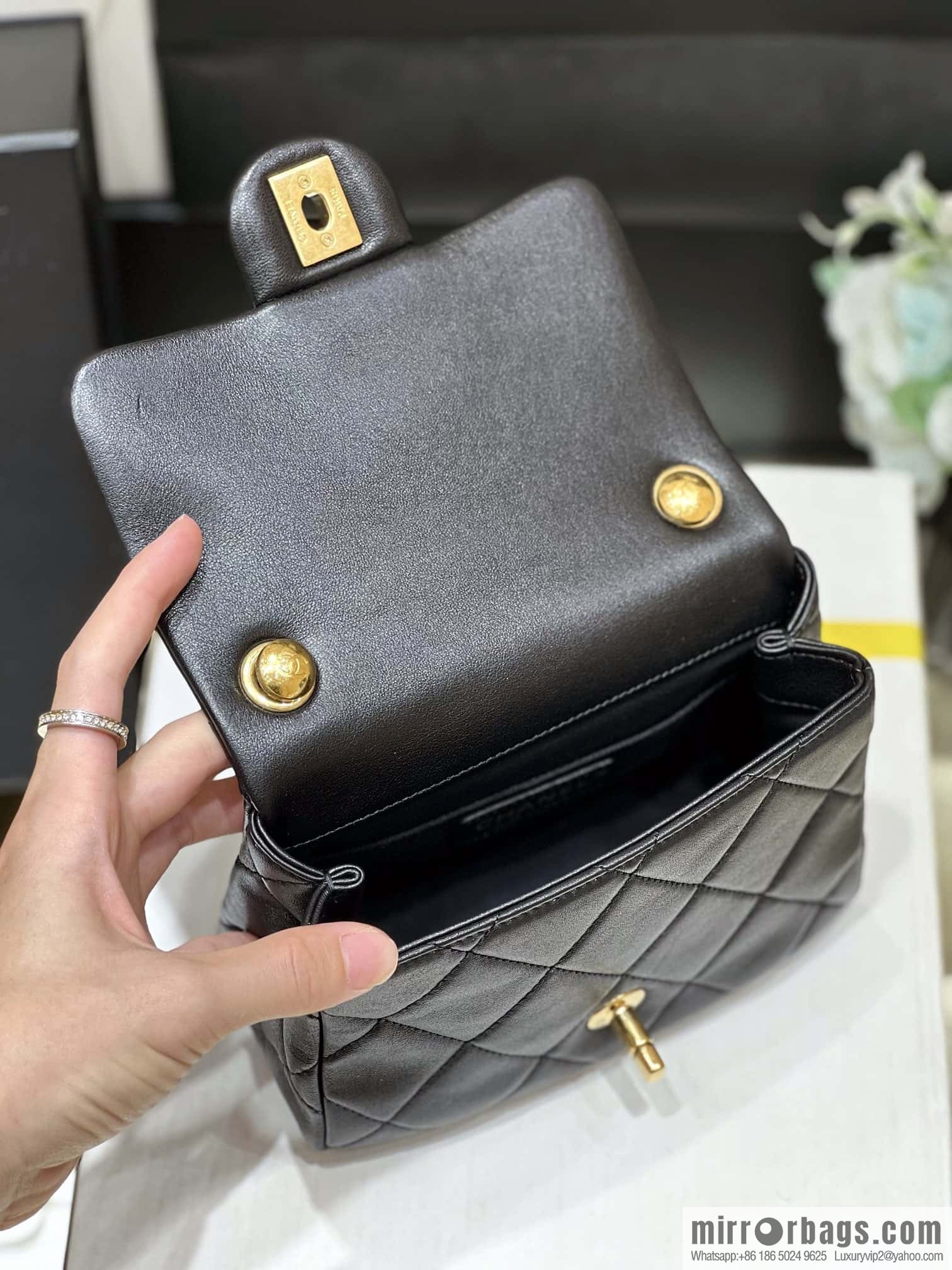 CHANEL 23C early spring vacation new model, arm in arm fat AS3748