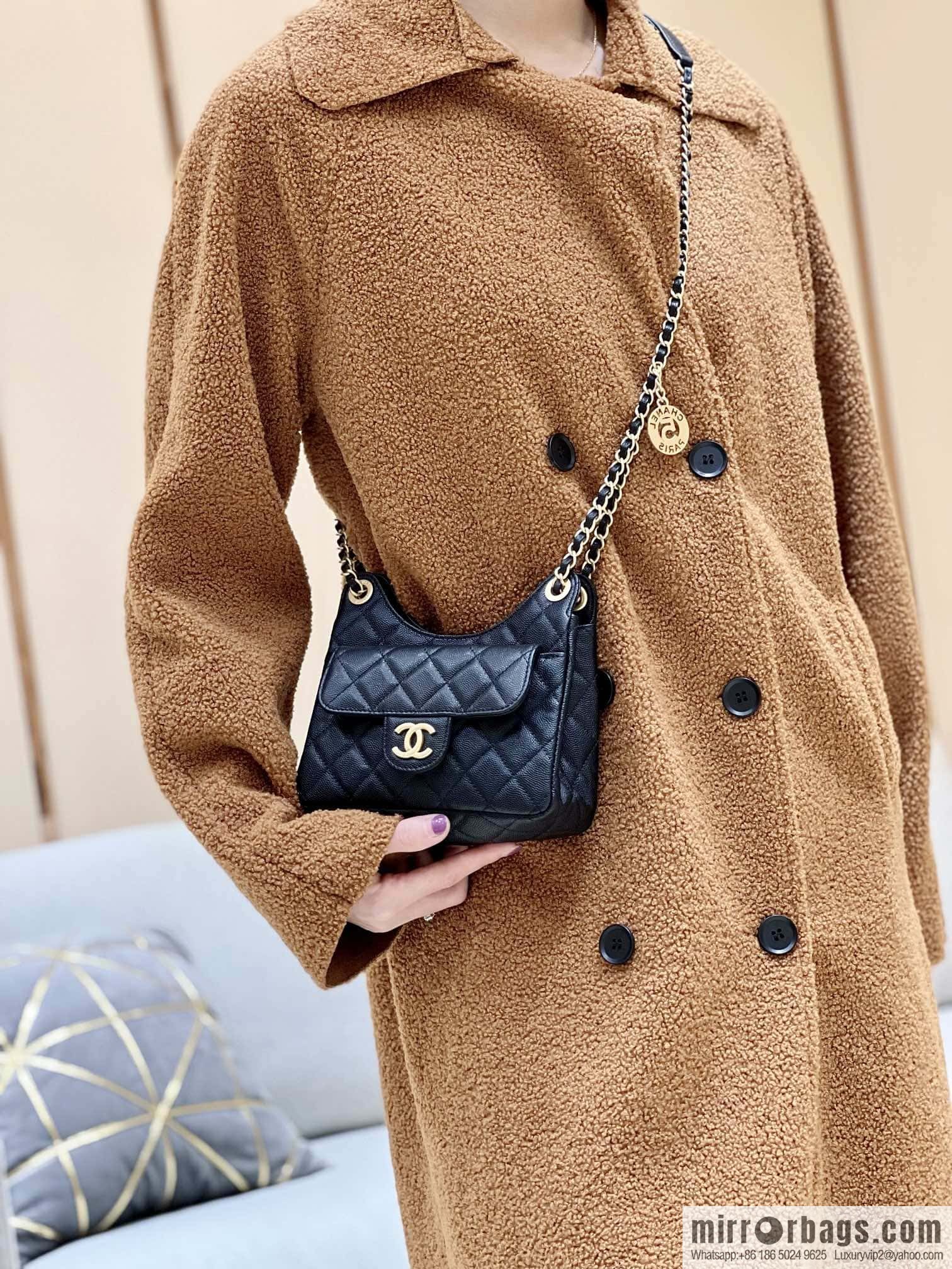 CHANEL 23P new hobo Tmall Genie bag AS3710