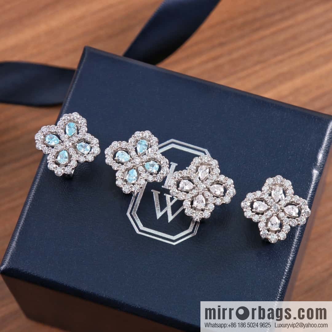 HARRY WINSTON HW Diamond Loop Earrings
