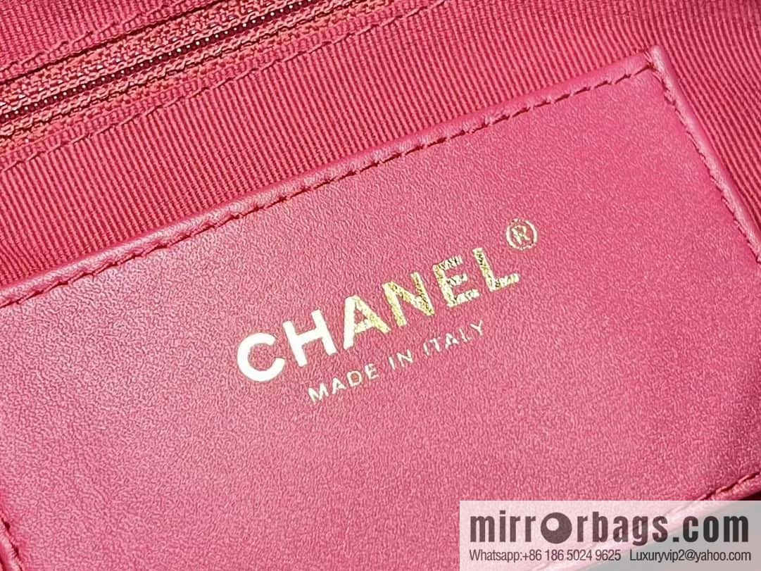CHANEL 23B autumn and winter trailer series, double pocket double backpack AS4342