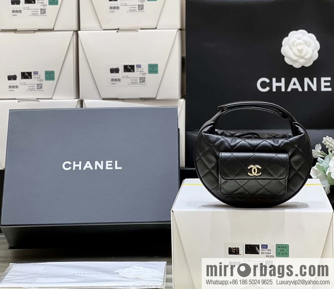 CHANEL 23B Autumn and Winter Preview Series, Litchi Leather Hula Hoop AP3467