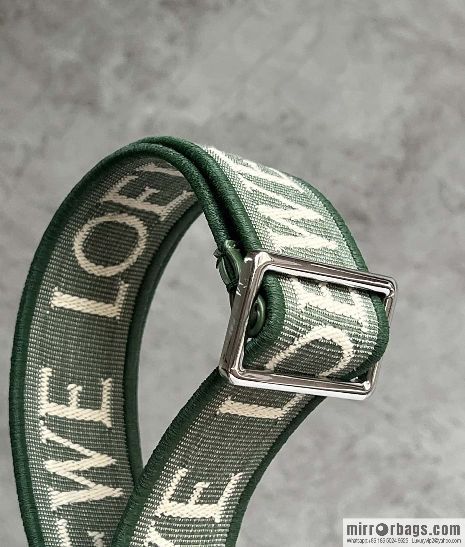 LOEWE Mens Cubi shoulder crossbody bag 0689 green