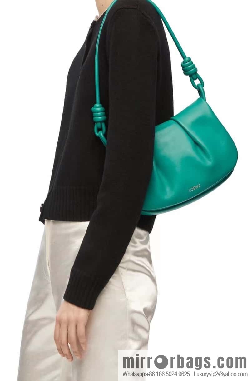 LOEWE latest series Paseo new member Paseo Satchel 0686 green