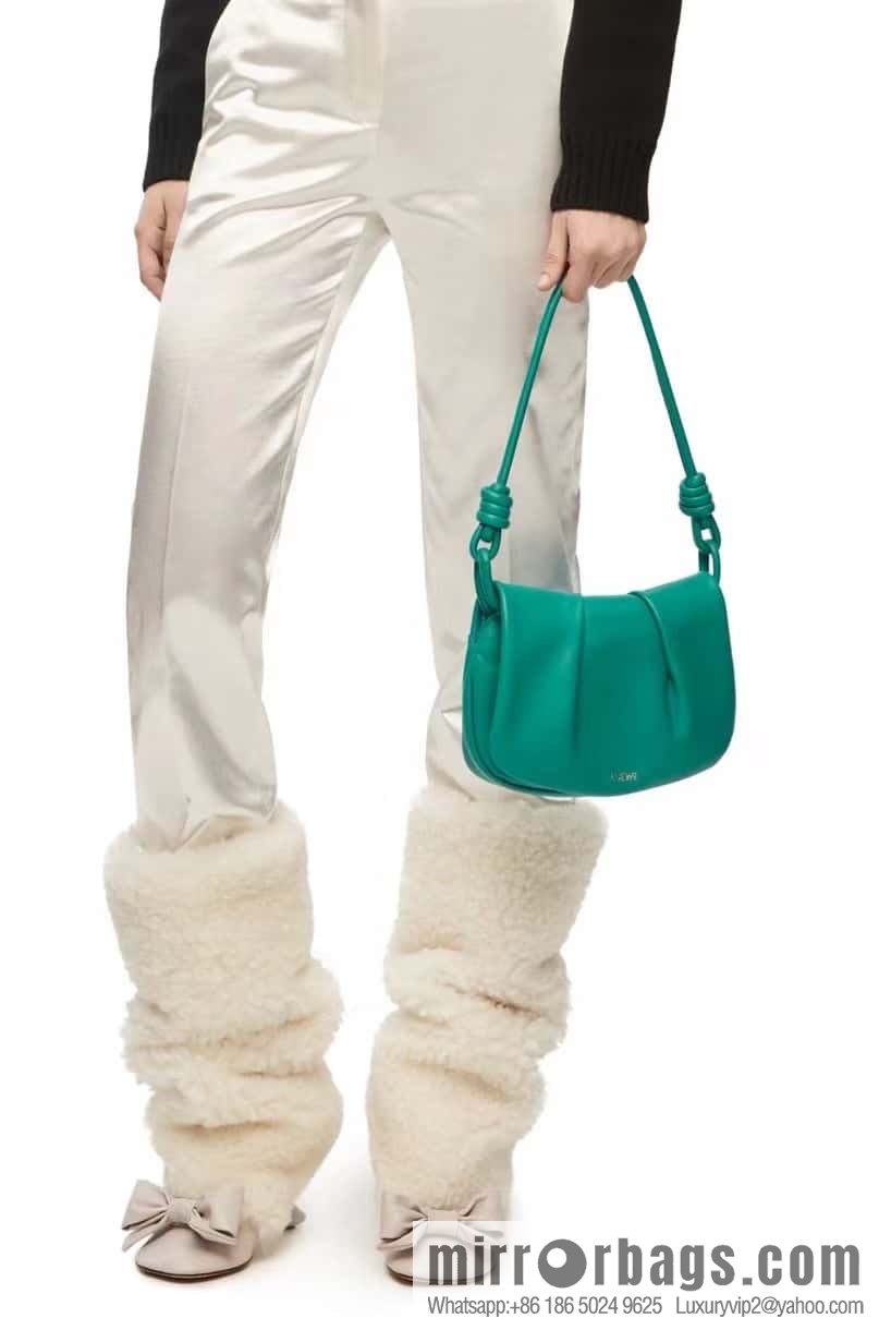 LOEWE latest series Paseo new member Paseo Satchel 0686 green