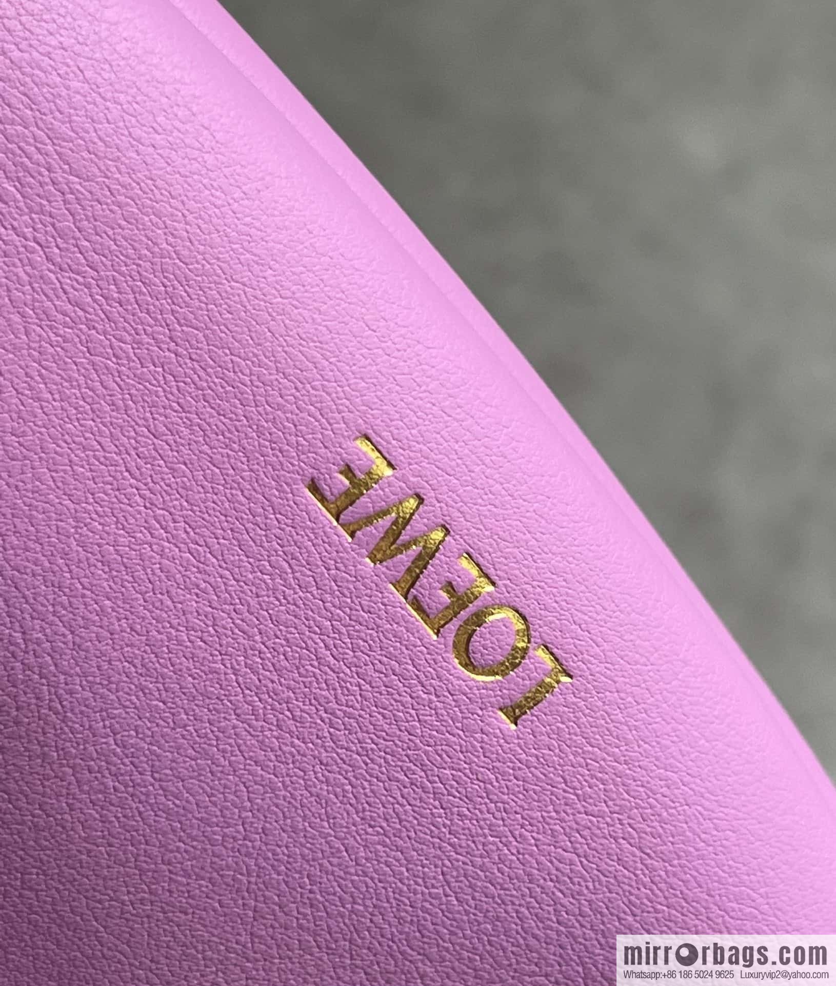 LOEWE latest series Paseo new member Paseo Satchel 0686 purple