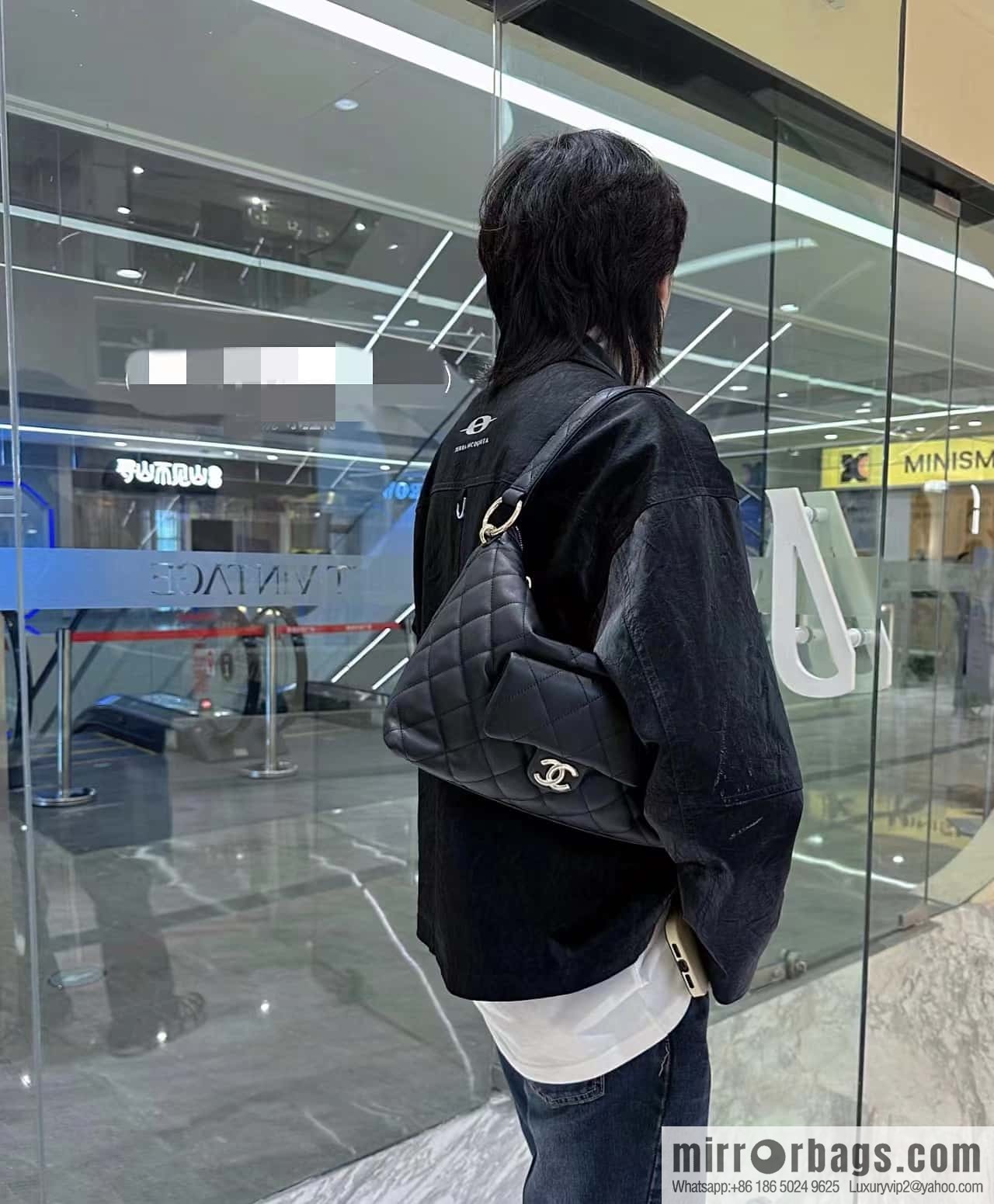 CHANEL 23B autumn and winter trailer series hobo hippie underarm bag AS4347