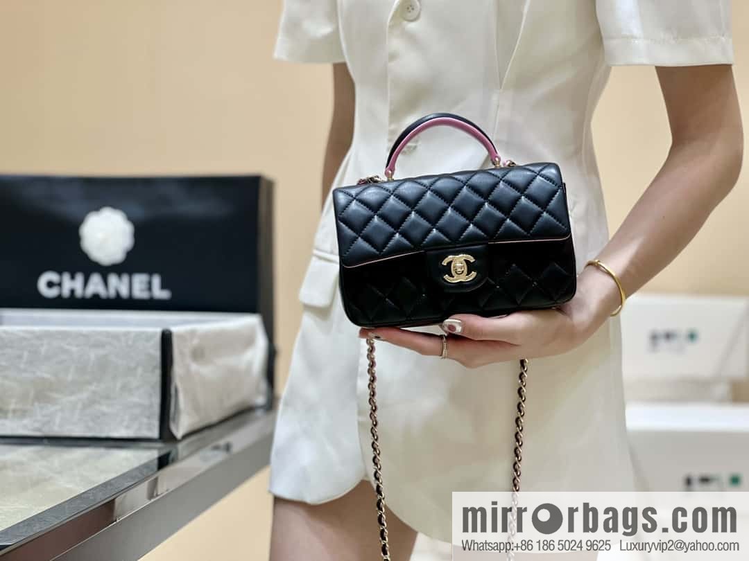 CHANEL classic cf mini handle AS2431