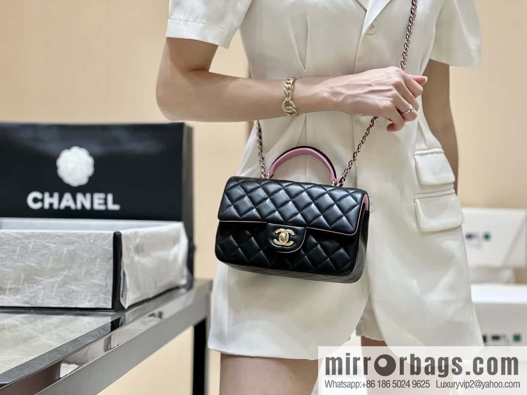CHANEL classic cf mini handle AS2431