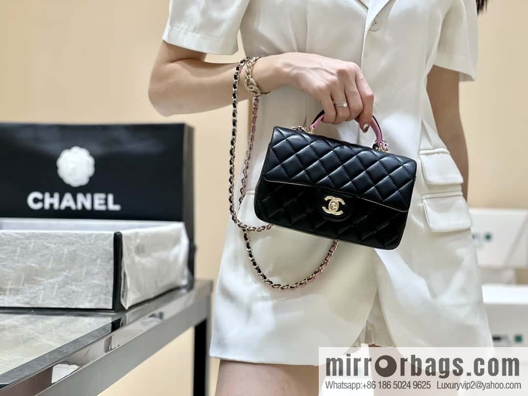 CHANEL classic cf mini handle AS2431