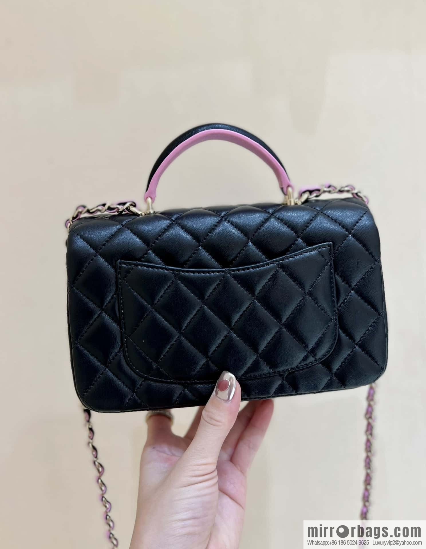 CHANEL classic cf mini handle AS2431